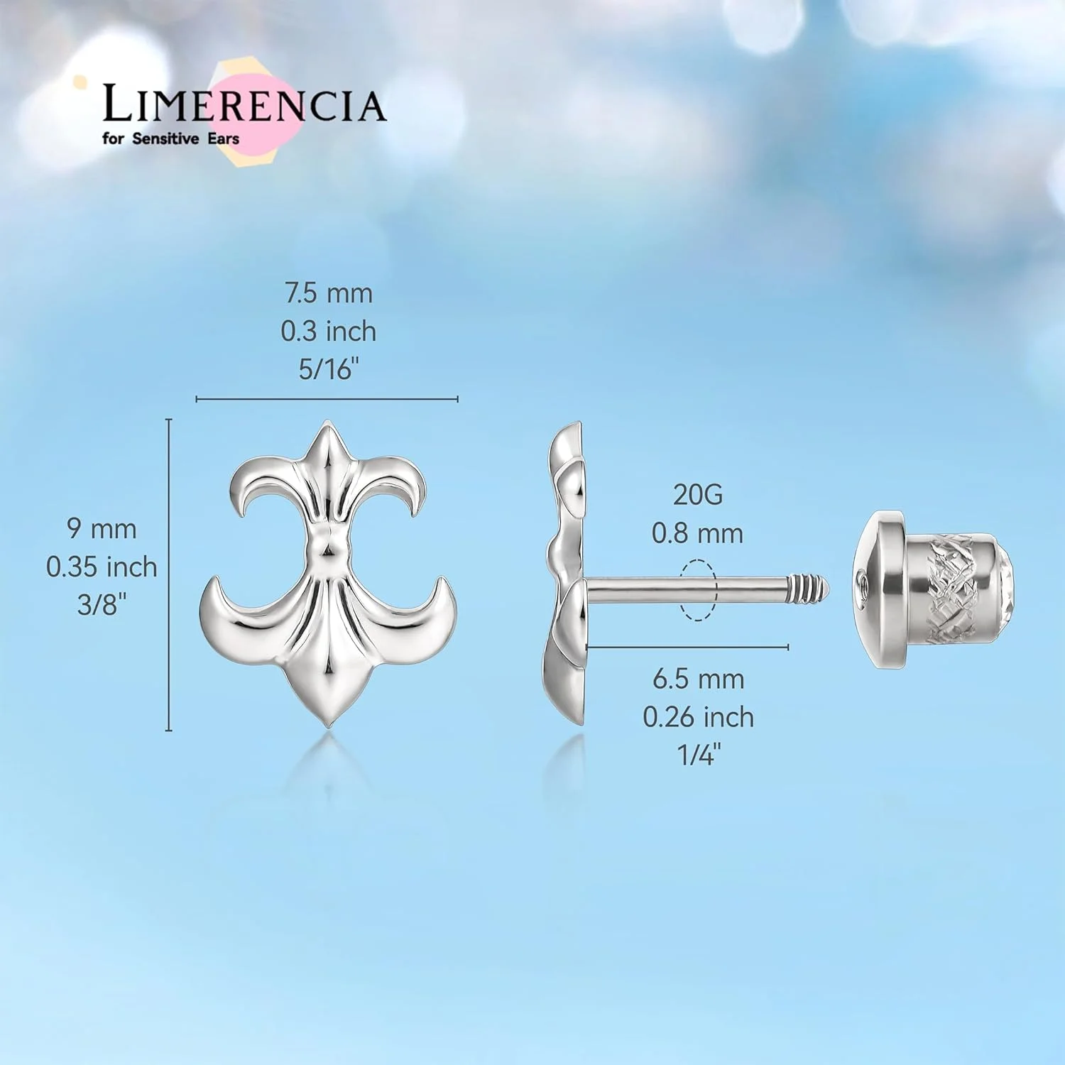 گوشواره های میخی تیتانیومی ضد حساسیت Limerencia G23 درجه ایمپلنت، پشت پیچی، تراگوس 20G، مارپیچ F136، میله پیرسینگ برای غضروف گوش های حساس گوشواره های میخی تیتانیومی ضد حساسیت Limerencia G23 درجه ایمپلنت، پشت پیچی، تراگوس 20G، مارپیچ F136، میله پیرسینگ برای غضروف گوش های حساس