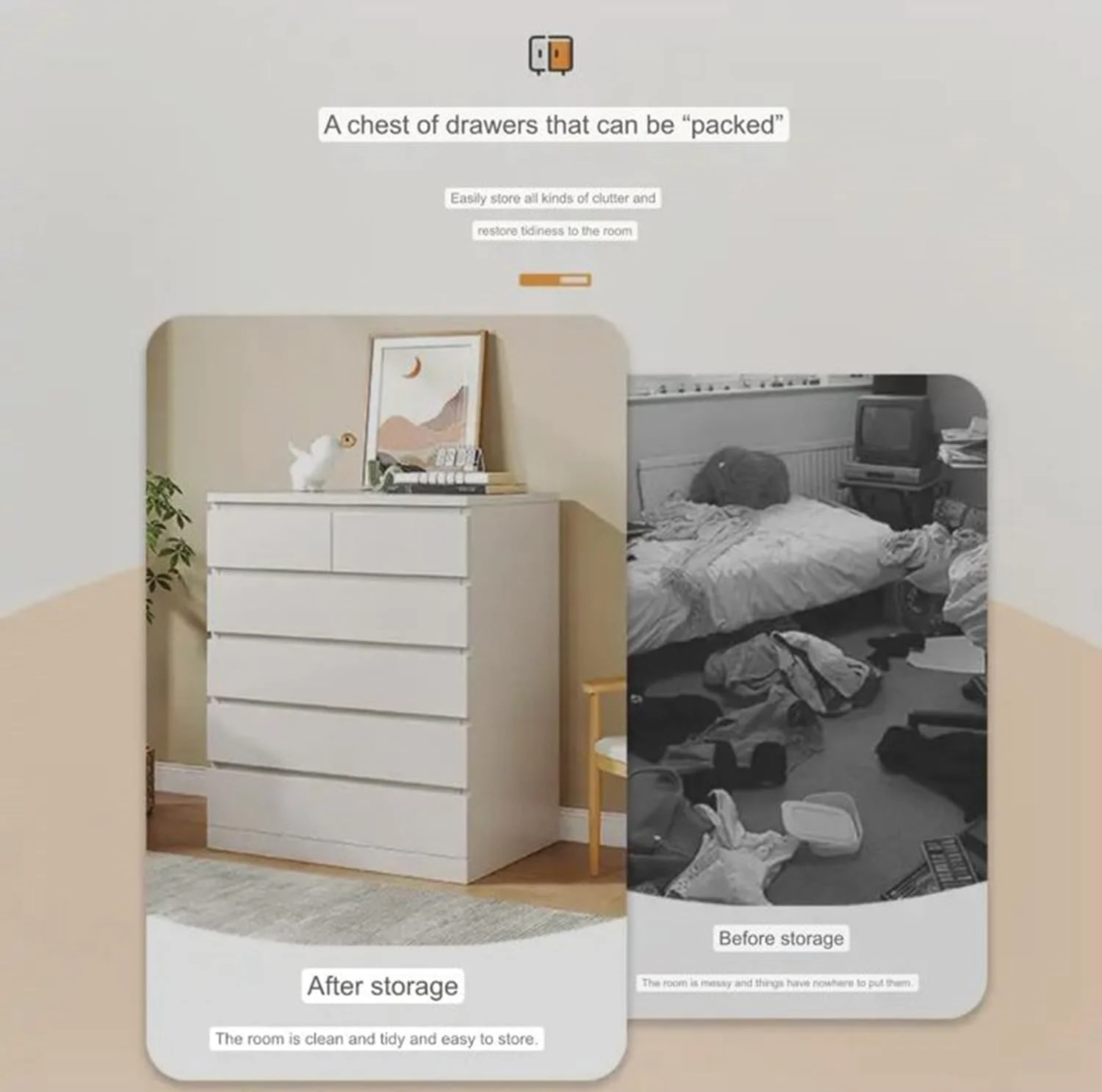 دراور سفید: پنج کشو، دراور اتاق خواب، دراور میز، دراور اتاق نشیمن، مبلمان مدرن و ساده اتاق خواب، کابینت دیواری 5 کشو (5 کشو)