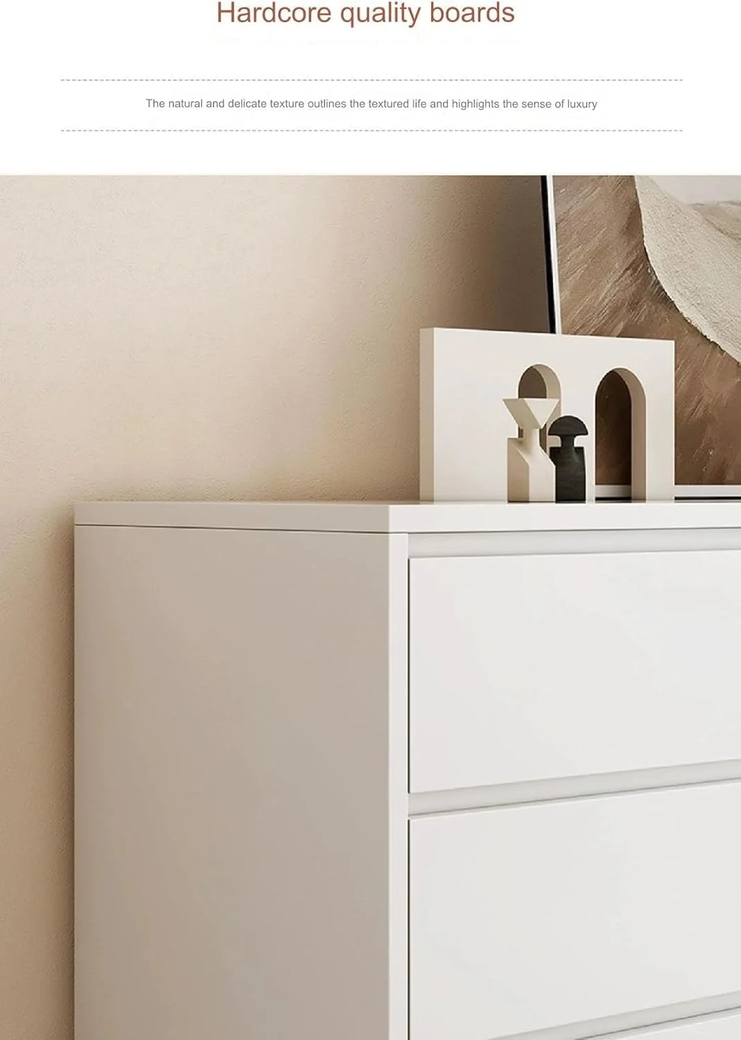 دراور سفید: هشت کشو، مناسب اتاق خواب، دراور میز، مناسب اتاق نشیمن، مبلمان مدرن و ساده اتاق خواب، کابینت دیواری (8 کشو - D)