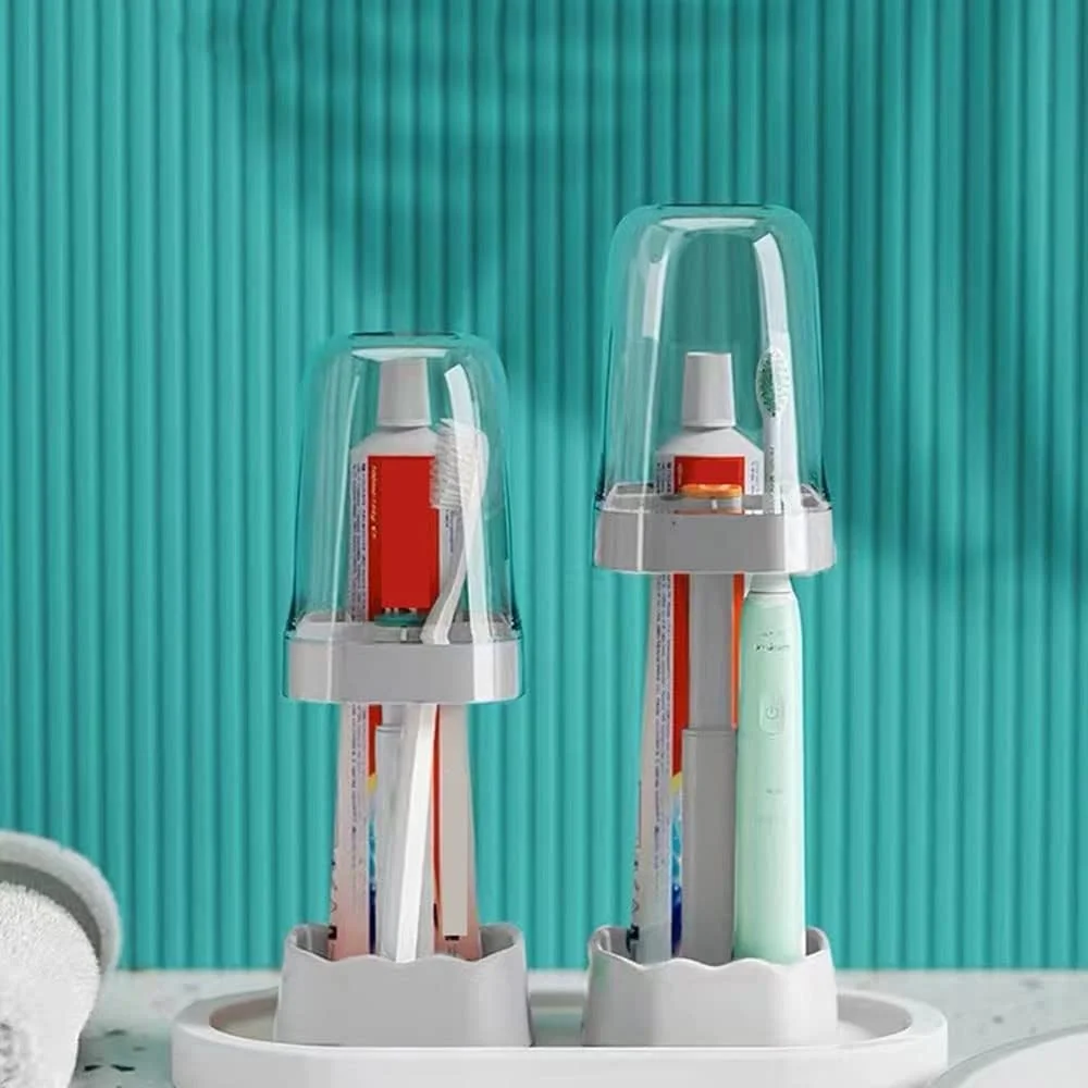 جا مسواکی سیوسی با کاور و 3 جایگاه، جا مسواکی برقی قابل تنظیم ارتفاع برای حمام، سازگار با خمیر دندان، نگهداری مسواک، دو ارتفاع، سفید جا مسواکی سیوسی با کاور و 3 جایگاه، جا مسواکی برقی قابل تنظیم ارتفاع برای حمام، سازگار با خمیر دندان، نگهداری مسواک، دو ارتفاع، سفید