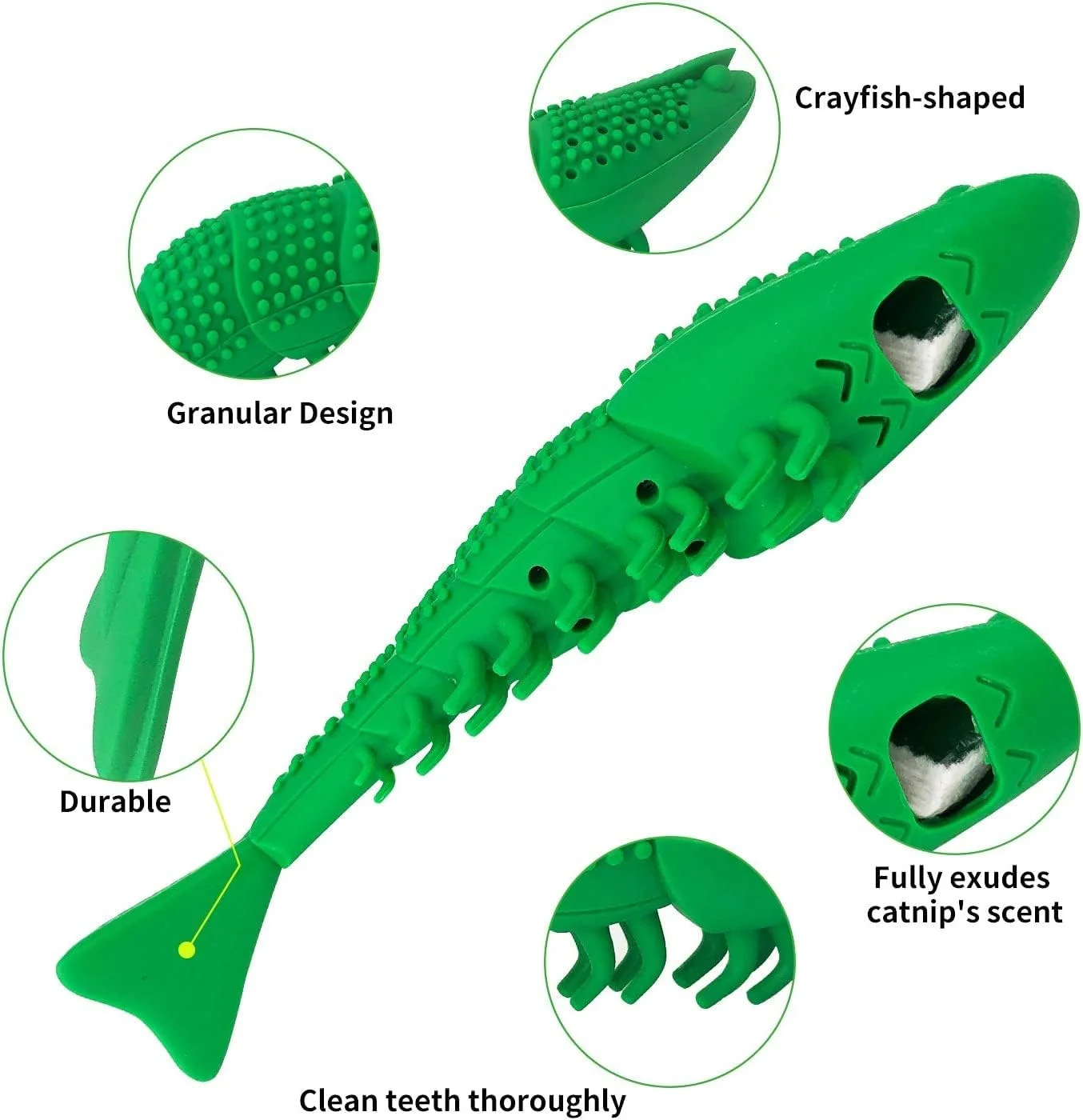 اسباب بازی دندانی کت نیپ گربه SYOSI، اسباب بازی جویدنی مسواک تعاملی، اسباب بازی های مقاوم در برابر گاز گرفتن لاستیک طبیعی به شکل خرچنگ، اسباب بازی بادوام تمیز کننده دندان گربه برای بچه گربه (2 عدد) اسباب بازی دندانی کت نیپ گربه SYOSI، اسباب بازی جویدنی مسواک تعاملی، اسباب بازی های مقاوم در برابر گاز گرفتن لاستیک طبیعی به شکل خرچنگ، اسباب بازی بادوام تمیز کننده دندان گربه برای بچه گربه (2 عدد)