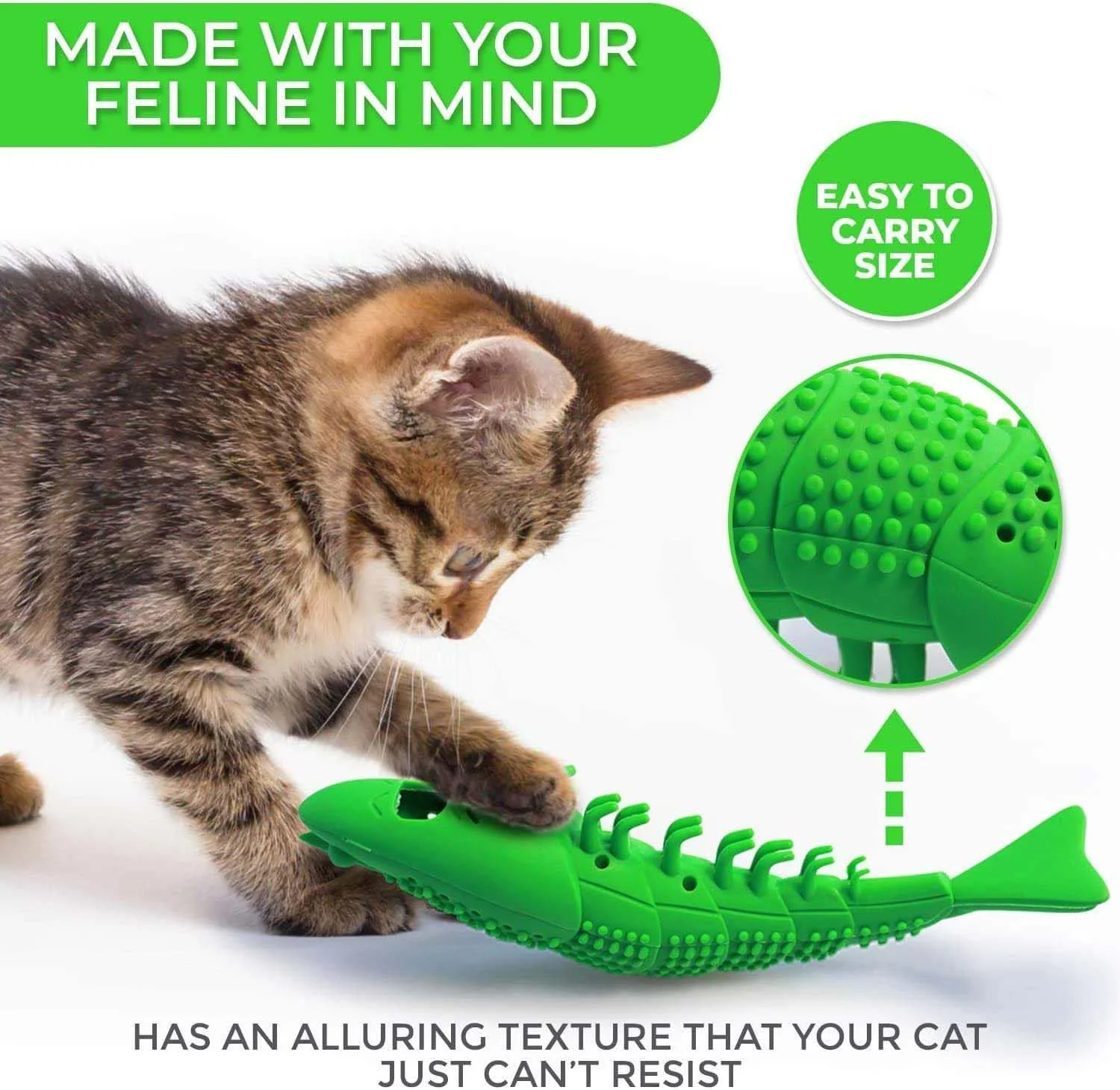 اسباب بازی دندانی گربه SYOSI، مسواک های اسباب بازی گربه ای، اسباب بازی خرچنگ، فیدر کت نیپ، مسواک خود تمیز شونده، اسباب بازی تعاملی تغذیه با زنگوله