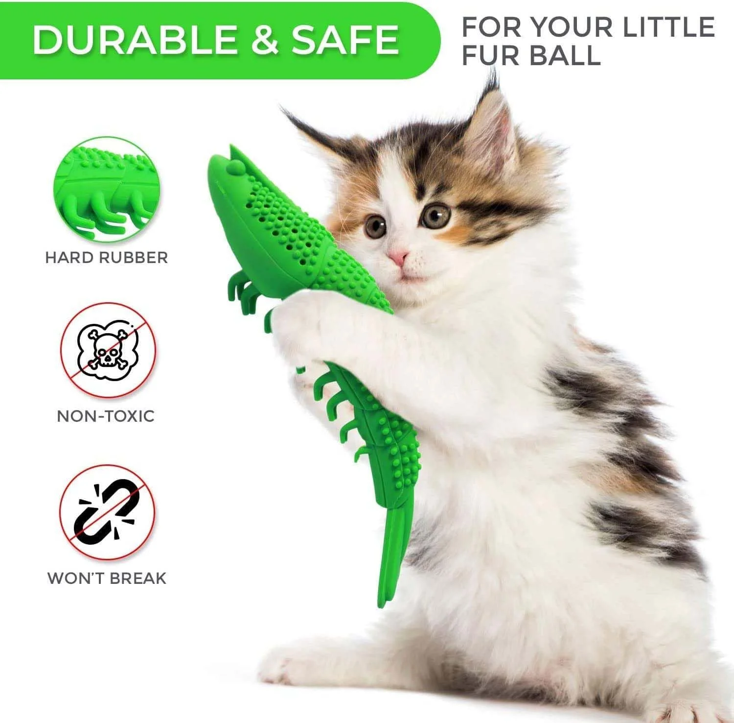 اسباب بازی دندانی گربه SYOSI، مسواک های اسباب بازی گربه ای، اسباب بازی خرچنگ، فیدر کت نیپ، مسواک خود تمیز شونده، اسباب بازی تعاملی تغذیه با زنگوله