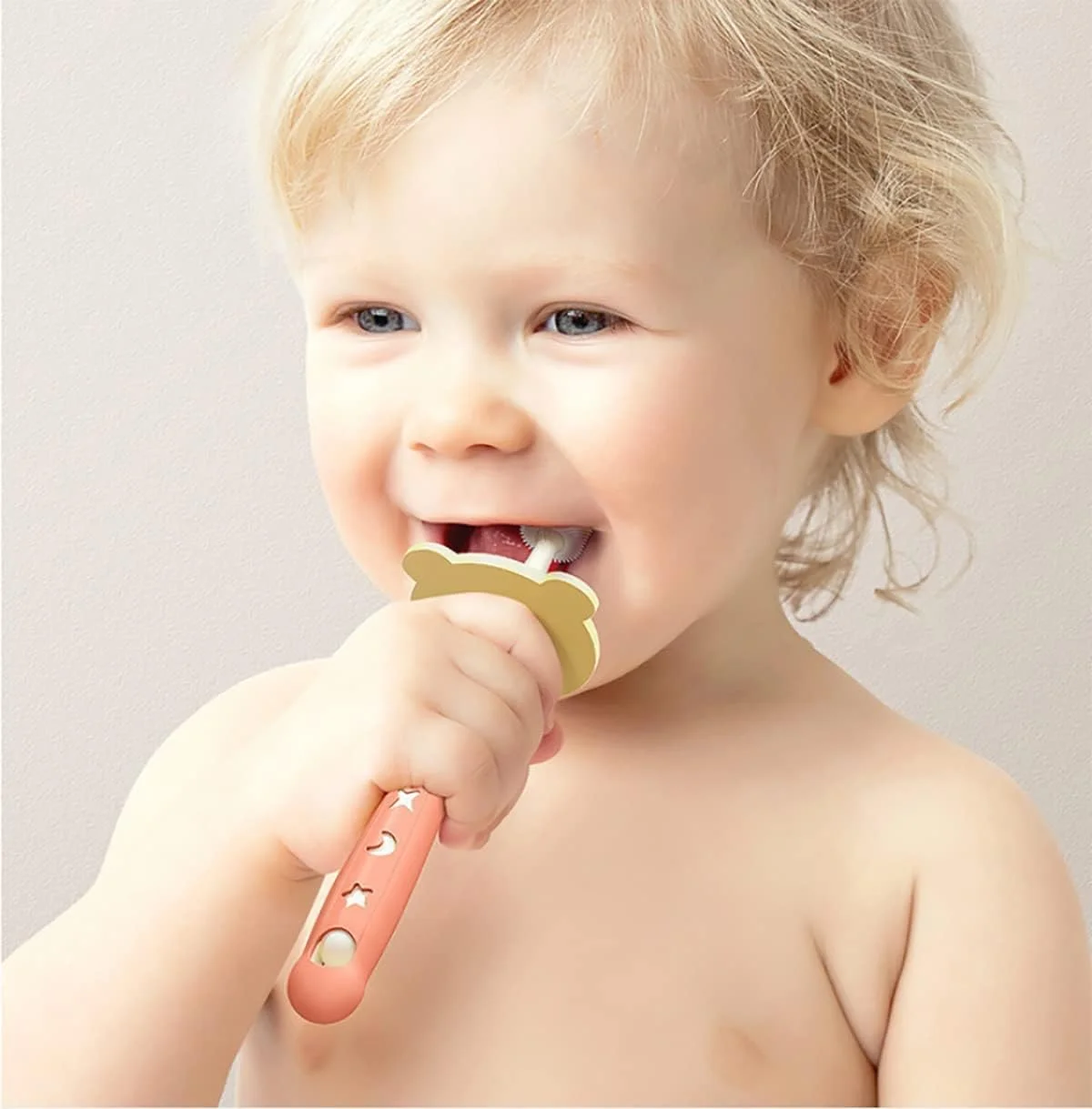 مسواک کودک SYOSI مناسب 0 تا 6 سال، مسواک کودک نوپا، مسواک کودک با محافظ ایمنی، برس های بسیار نرم برای لثه نوزاد 2 عددی (قرمز و سبز) مسواک کودک SYOSI مناسب 0 تا 6 سال، مسواک کودک نوپا، مسواک کودک با محافظ ایمنی، برس های بسیار نرم برای لثه نوزاد 2 عددی (قرمز و سبز)