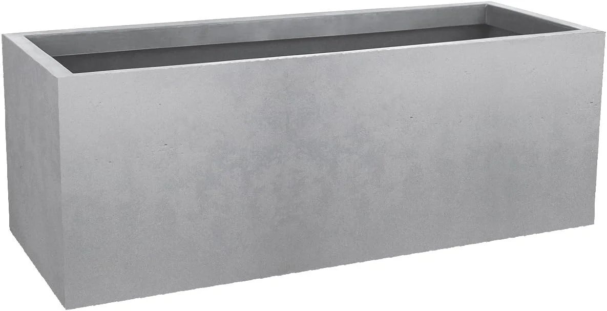 جعبه گل بازالت آپ EDA با حجم 57 لیتر - طرح دکور بتنی - تک جداره - دارای محفظه ذخیره آب - ابعاد 79.5x29.5x29.5 سانتی متر - خاکستری بتنی جعبه گل بازالت آپ EDA با حجم 57 لیتر - طرح دکور بتنی - تک جداره - دارای محفظه ذخیره آب - ابعاد 79.5x29.5x29.5 سانتی متر - خاکستری بتنی