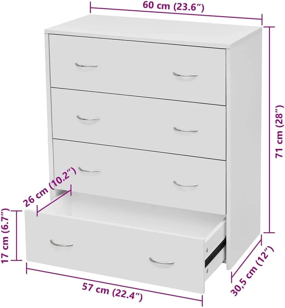 کنسول ۴ کشویی ویدا ایکس ال، مناسب اتاق نشیمن، کابینت، میز کنسول، کمد نگهداری وسایل، میز بوفه، میز ورودی، سفید کنسول ۴ کشویی ویدا ایکس ال، مناسب اتاق نشیمن، کابینت، میز کنسول، کمد نگهداری وسایل، میز بوفه، میز ورودی، سفید