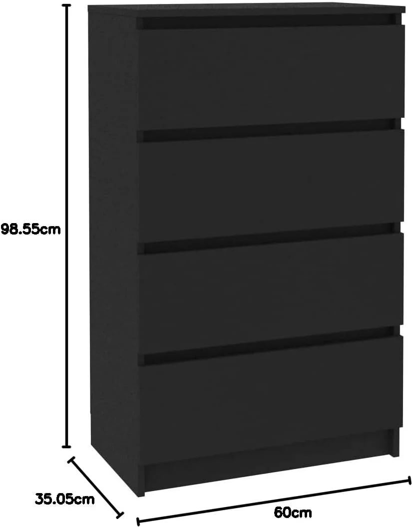 کابینت بوفه vidaXL، مناسب اتاق نشیمن، اتاق خواب، سازمان دهنده و نگهداری وسایل، کمد کنار تختی، کشو دار، مبلمان چوبی مهندسی شده مشکی کابینت بوفه vidaXL، مناسب اتاق نشیمن، اتاق خواب، سازمان دهنده و نگهداری وسایل، کمد کنار تختی، کشو دار، مبلمان چوبی مهندسی شده مشکی