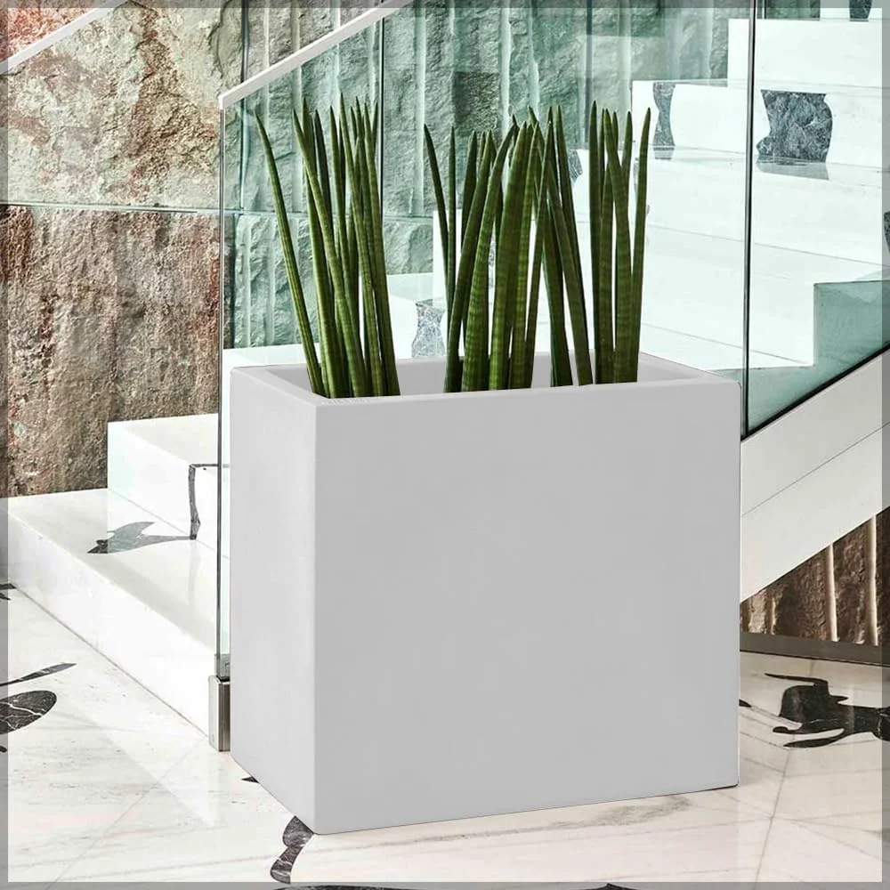 گلدان مستطیلی YATAI، گلدان بتنی محکم و شیک با سوراخ های زهکشی، مناسب برای گیاهان گوشتی، گیاهان دارویی، گلدان بادوام و با طراحی مدرن برای خانه، دفتر کار، فضای داخلی و خارجی (بزرگ) گلدان مستطیلی YATAI، گلدان بتنی محکم و شیک با سوراخ های زهکشی، مناسب برای گیاهان گوشتی، گیاهان دارویی، گلدان بادوام و با طراحی مدرن برای خانه، دفتر کار، فضای داخلی و خارجی (بزرگ)