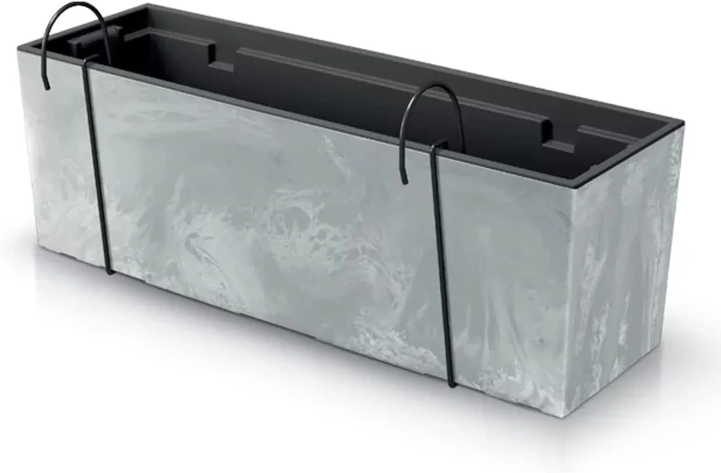 گلدان شهری با طرح بتن، سایز W، ابعاد (میلیمتر) 580 x 180 x 195 سانتیمتر، رنگ بتنی گلدان شهری با طرح بتن، سایز W، ابعاد (میلیمتر) 580 x 180 x 195 سانتیمتر، رنگ بتنی