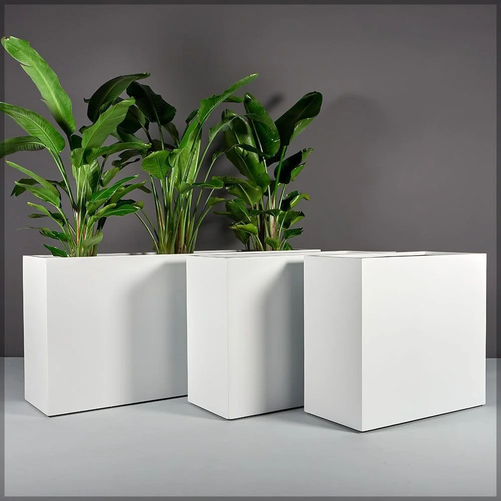 گلدان بتنی مستطیلی شکل یاتای دکور، مناسب برای فضای داخلی و خارجی، کاشت گیاهان، گل ها یا ساکولنت ها، گلدان تزئینی (بزرگ) گلدان بتنی مستطیلی شکل یاتای دکور، مناسب برای فضای داخلی و خارجی، کاشت گیاهان، گل ها یا ساکولنت ها، گلدان تزئینی (بزرگ)