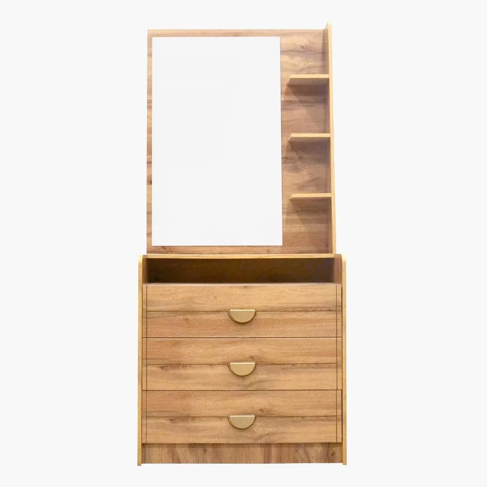 دراور سه کشو جوان مدل میخک به همراه آینه هوم باکس