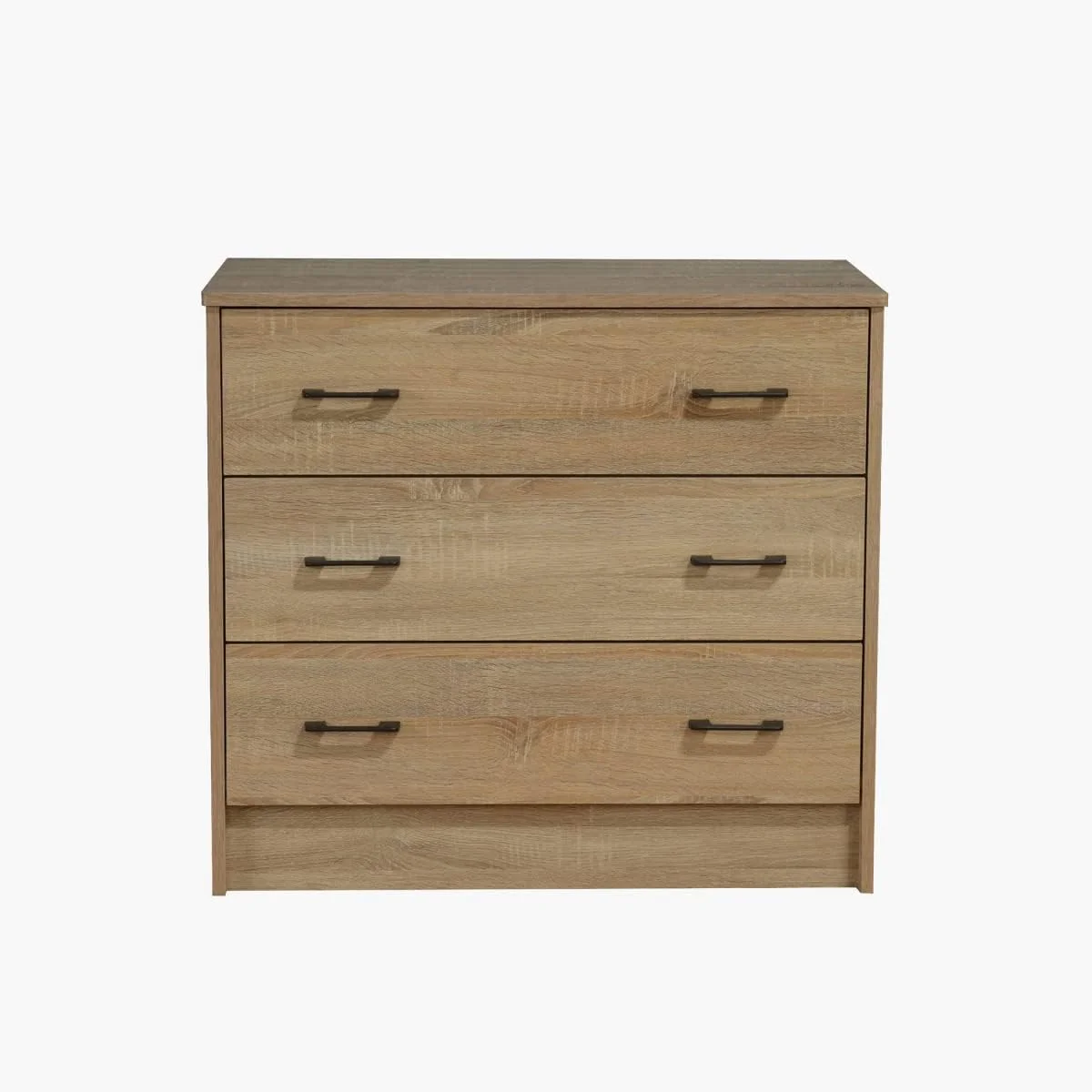 دراور سه کشو هوم باکس مدل Oasis بدون آینه 40 X 73.7 X 80 سانتی متر قهوه ای