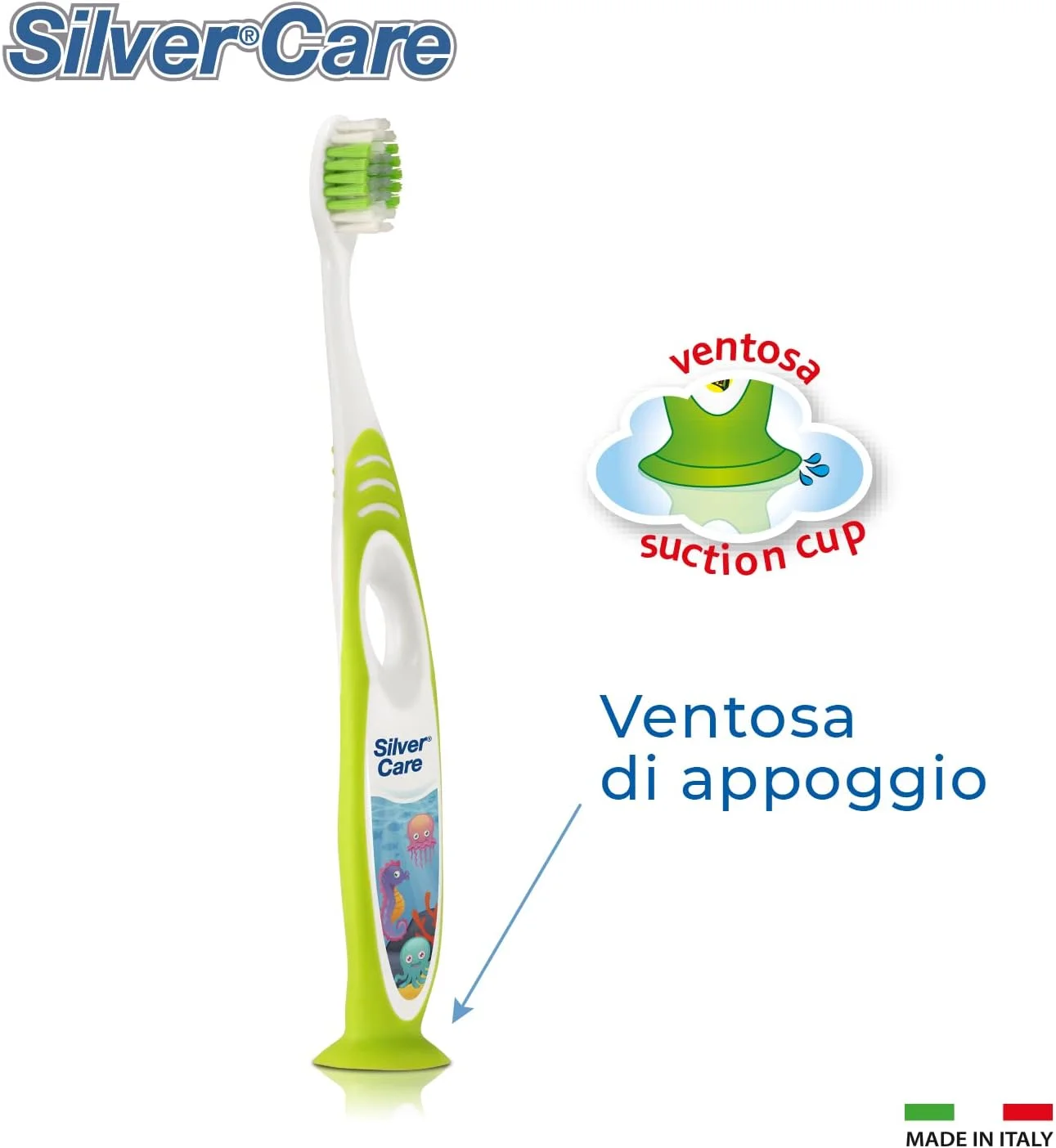 مسواک کودکانه سیلور کر، نرم، مناسب برای 3 سال به بالا مسواک کودکانه سیلور کر، نرم، مناسب برای 3 سال به بالا