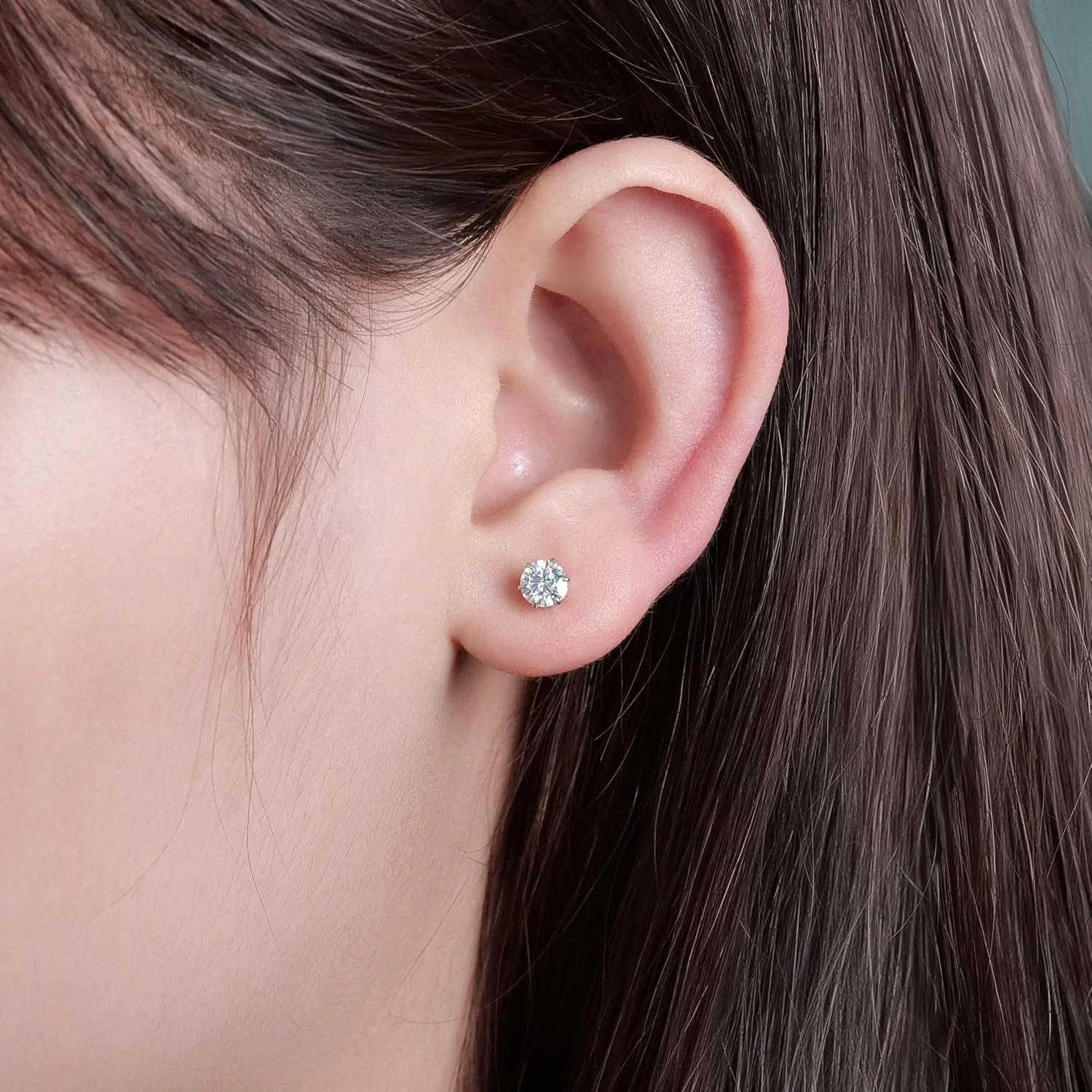 گوشواره های میخی مویسانیت Limerencia برای زنان/مردان، 0.2CT-1.6CT ضد حساسیت پایه تیتانیومی G23 رنگ D خلوص VVS1 جواهرات ظریف گرد گوشواره های میخی مویسانیت Limerencia برای زنان/مردان، 0.2CT-1.6CT ضد حساسیت پایه تیتانیومی G23 رنگ D خلوص VVS1 جواهرات ظریف گرد