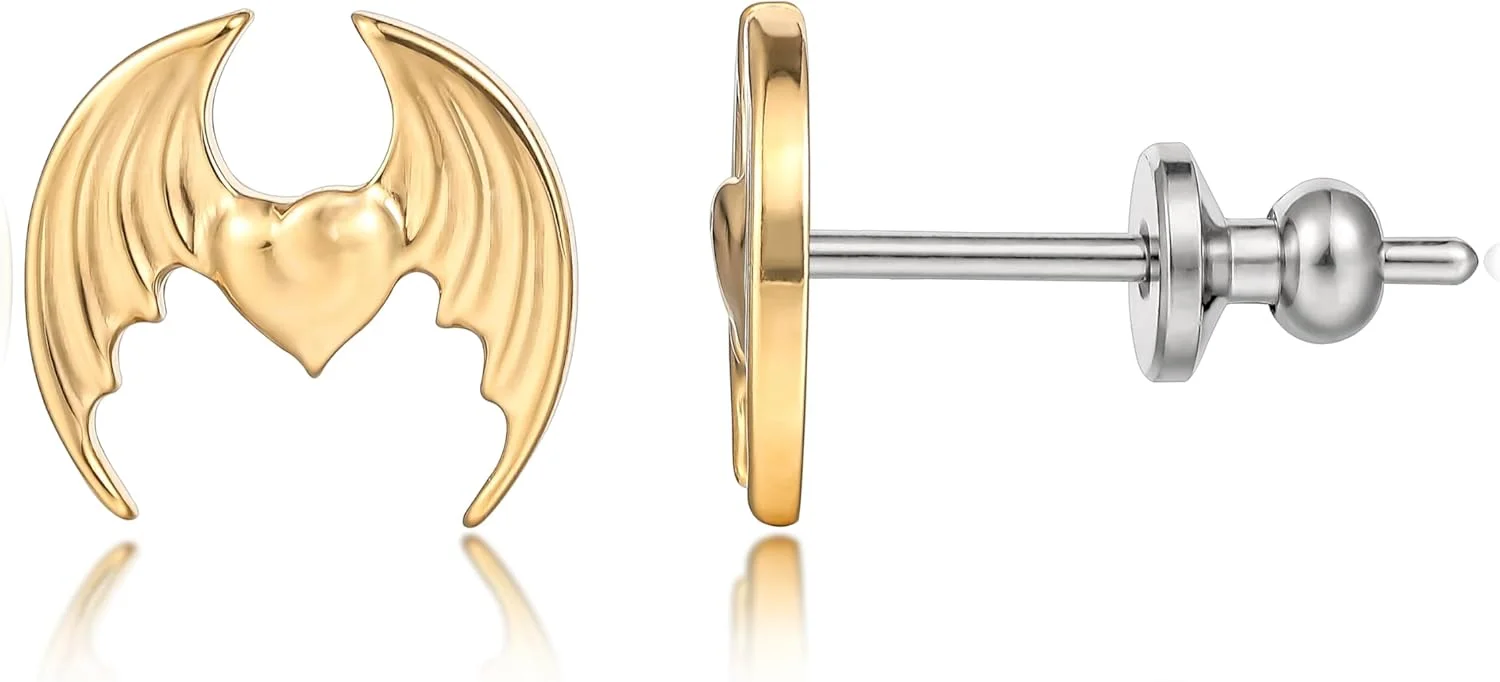 گوشواره های میخی تیتانیومی خالص درجه ایمپلنت Limerencia، F136 ضد حساسیت G23 نگین زیرکونیا مکعبی کوچک و ظریف برای گوش های حساس بانوان