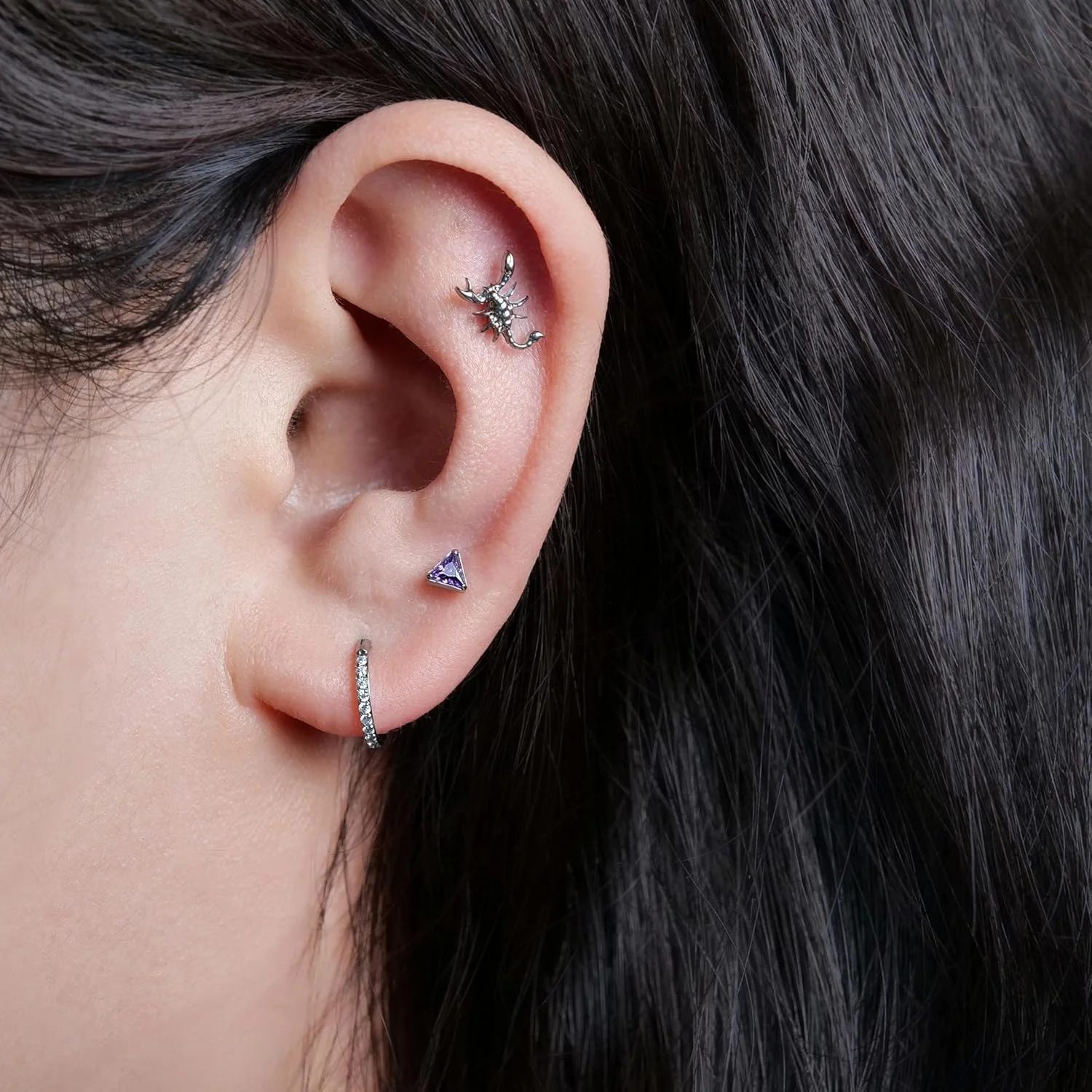 گوشواره های میخی ضد حساسیت لیمرنسیا، تیتانیوم درجه ایمپلنت G23، پشت پیچی، تراگوس سایز 20G، هلیکس F136، میله پیرسینگ برای غضروف گوش و گوش های حساس گوشواره های میخی ضد حساسیت لیمرنسیا، تیتانیوم درجه ایمپلنت G23، پشت پیچی، تراگوس سایز 20G، هلیکس F136، میله پیرسینگ برای غضروف گوش و گوش های حساس