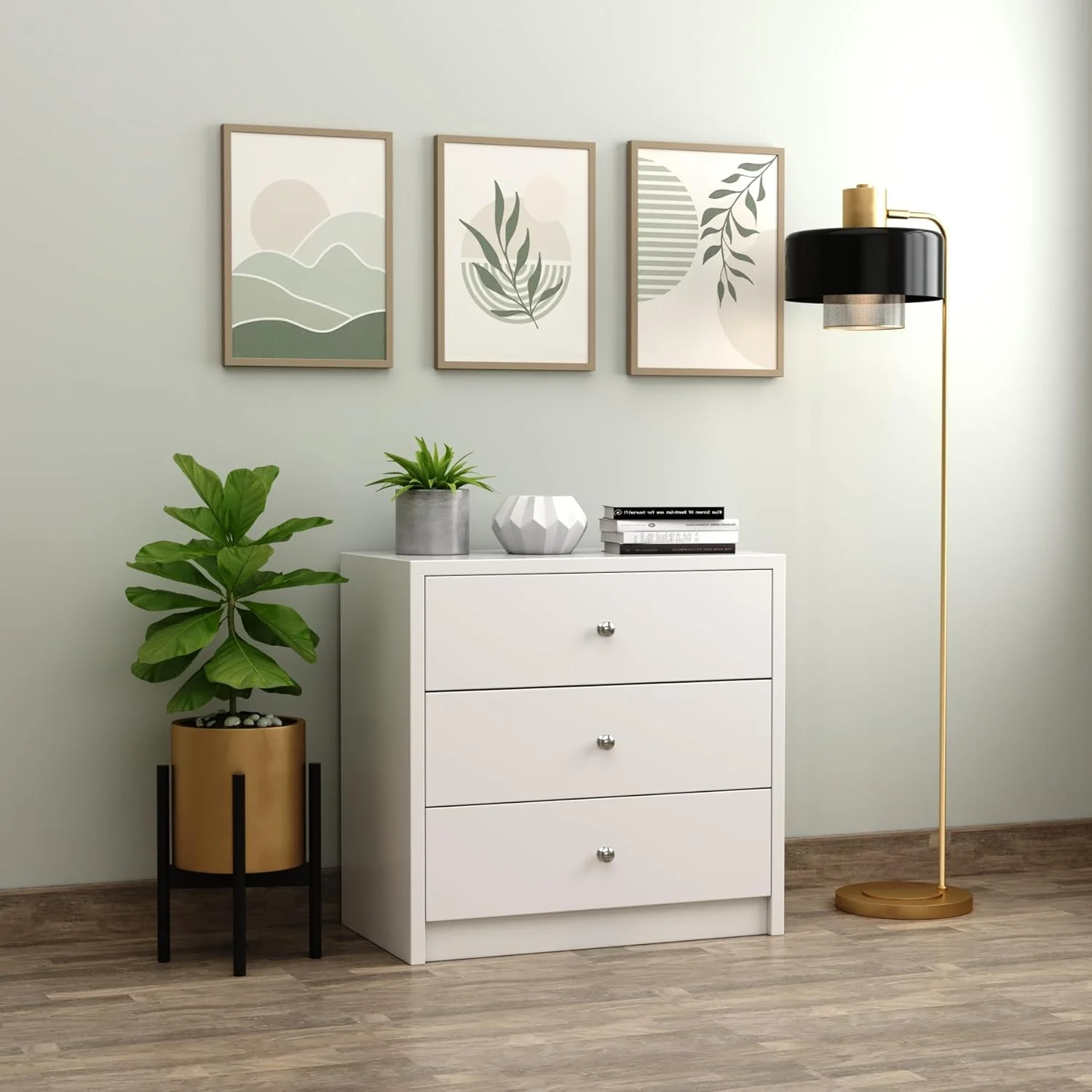 یونیت نظم دهنده 3 کشویی RIGID | کابینت چند منظوره برای دفتر، خانه، مدرسه، کالج، اتاق کودک | سینه سفید بادوام - مونتاژ شده (38D x 69W x 67H CM) یونیت نظم دهنده 3 کشویی RIGID | کابینت چند منظوره برای دفتر، خانه، مدرسه، کالج، اتاق کودک | سینه سفید بادوام - مونتاژ شده (38D x 69W x 67H CM)