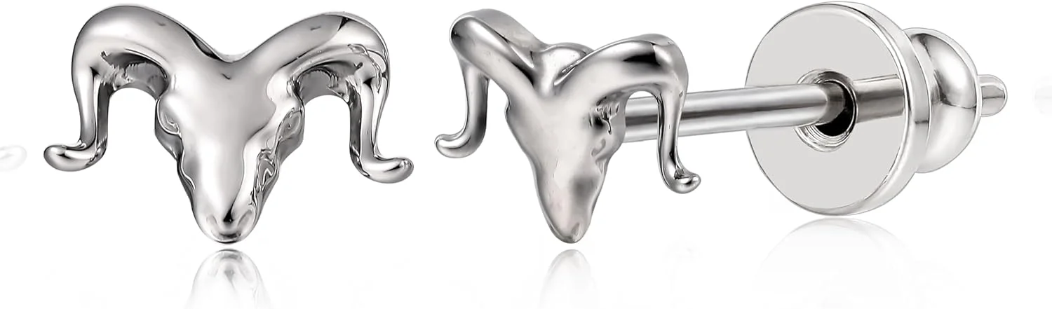 گوشواره های میخی تیتانیومی خالص زیرکونیا مکعبی درجه ایمپلنت ضد حساسیت Limerencia F136، گوشواره های کوچک و ظریف G23 برای گوش های حساس خانم ها