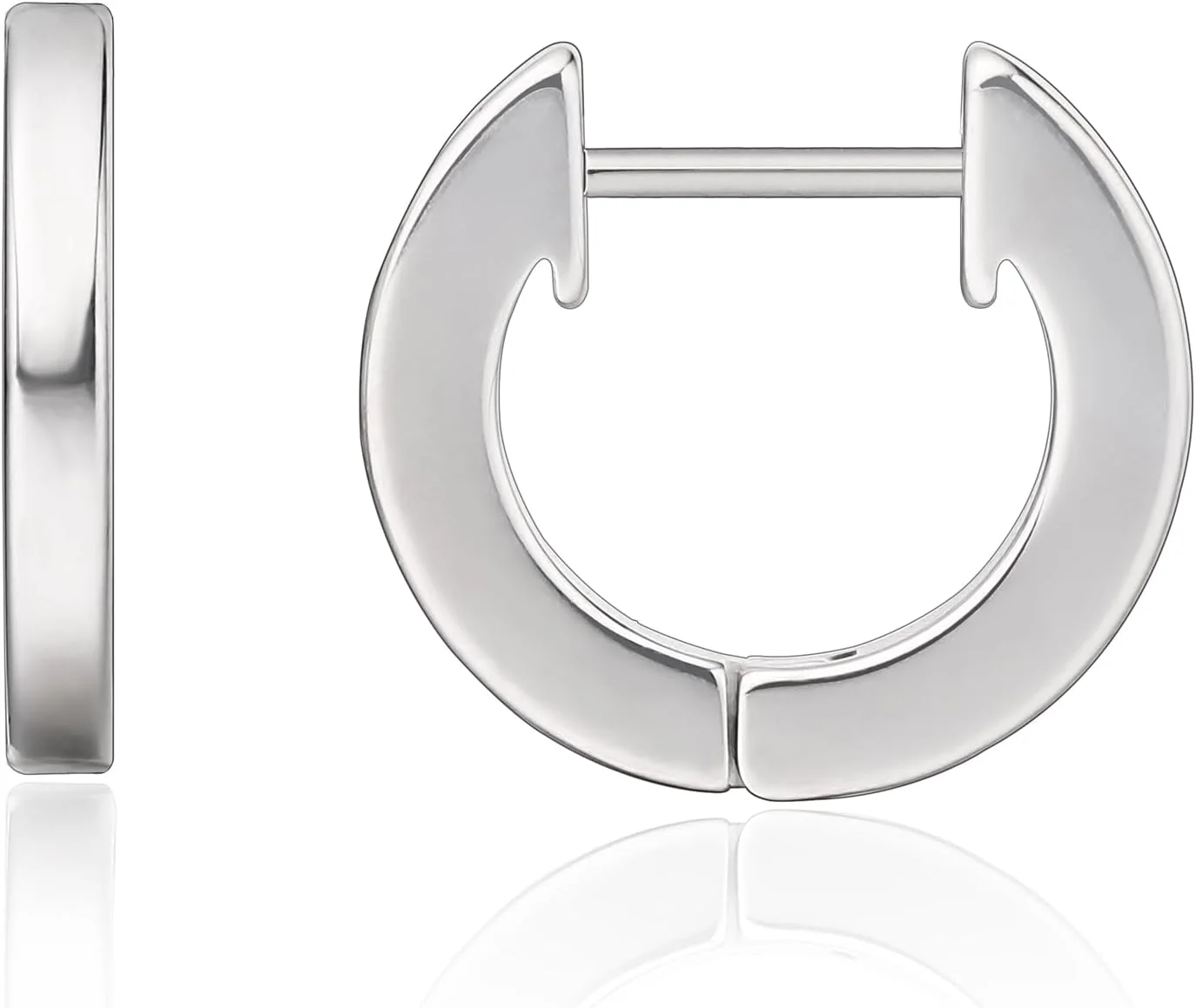 گوشواره های حلقه ای تیتانیومی خالص ضد حساسیت Limerencia G23 مناسب گوش های حساس بانوان و دختران