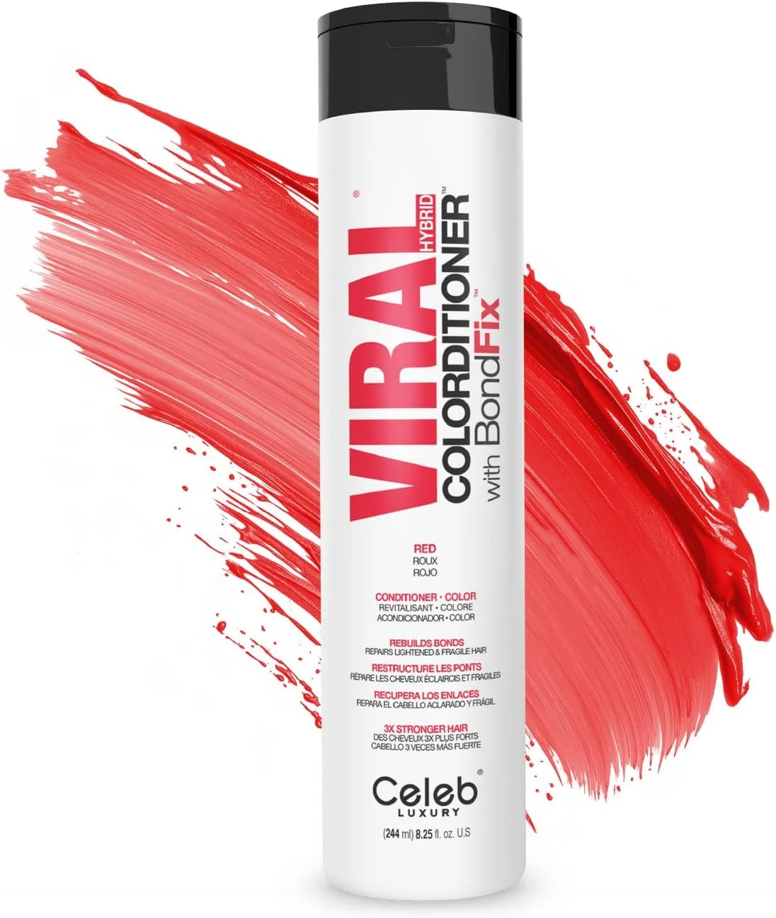 نرم کننده رنگساژ مو سلب لاکچری ویرال، نرم کننده رنگ دهنده نیمه دائمی مو، قرمز 244 میلی لیتر (بسته 1 عددی) نرم کننده رنگساژ مو سلب لاکچری ویرال، نرم کننده رنگ دهنده نیمه دائمی مو، قرمز 244 میلی لیتر (بسته 1 عددی)