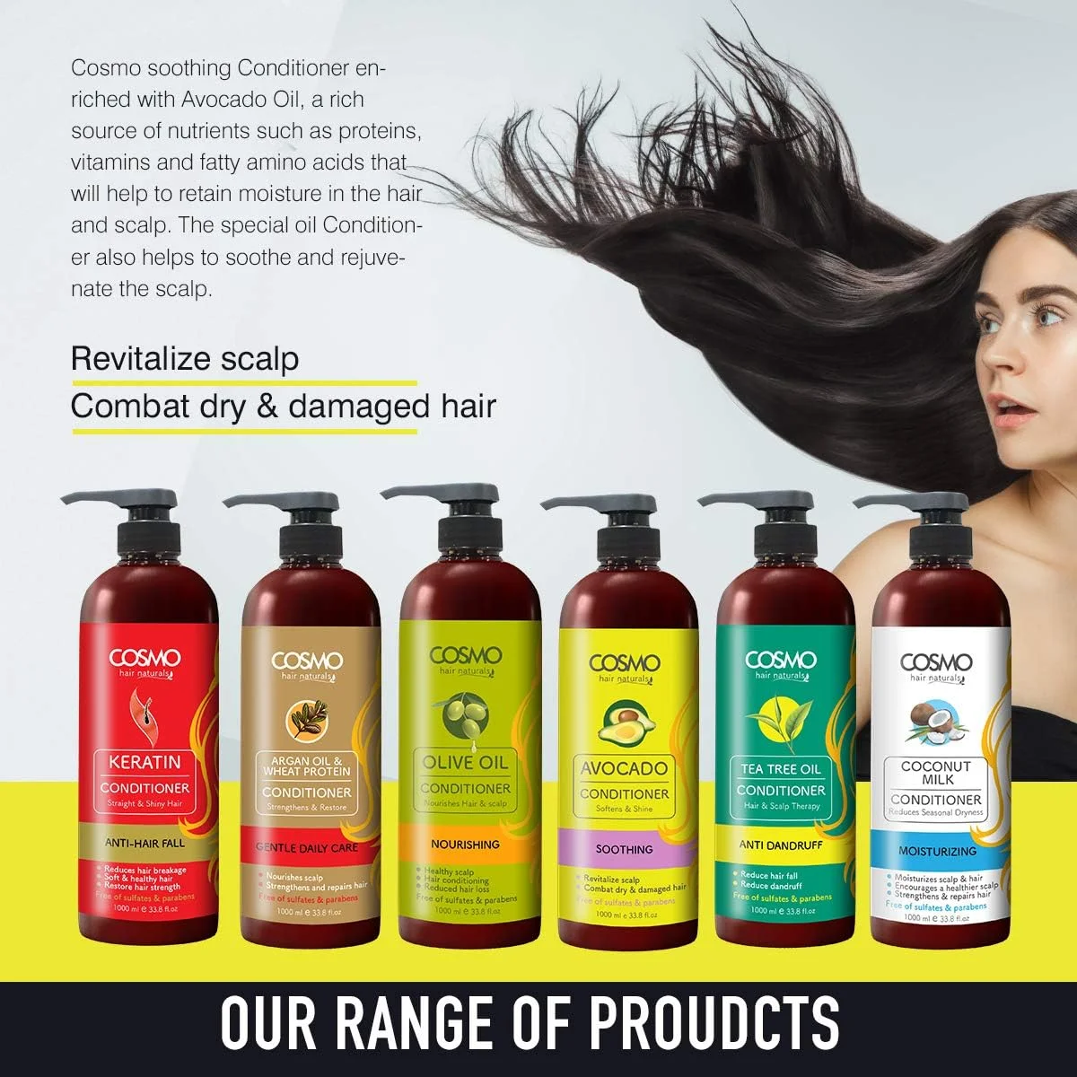 نرم کننده موهای طبیعی آووکادو CD COSMO DESIGNS مناسب انواع مو، 1000 میلی لیتر، برای نرمی و درخشندگی، مقابله با خشکی و آسیب دیدگی مو نرم کننده موهای طبیعی آووکادو CD COSMO DESIGNS مناسب انواع مو، 1000 میلی لیتر، برای نرمی و درخشندگی، مقابله با خشکی و آسیب دیدگی مو