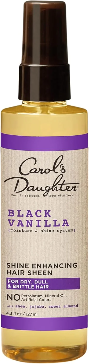 اسپری درخشان کننده مو وانیل سیاه Carol's Daughter برای موهای فر، موج دار یا طبیعی، اسپری براق کننده و مرطوب کننده مو برای موهای خشک، کدر یا شکننده، 127 میلی لیتر اسپری درخشان کننده مو وانیل سیاه Carol's Daughter برای موهای فر، موج دار یا طبیعی، اسپری براق کننده و مرطوب کننده مو برای موهای خشک، کدر یا شکننده، 127 میلی لیتر