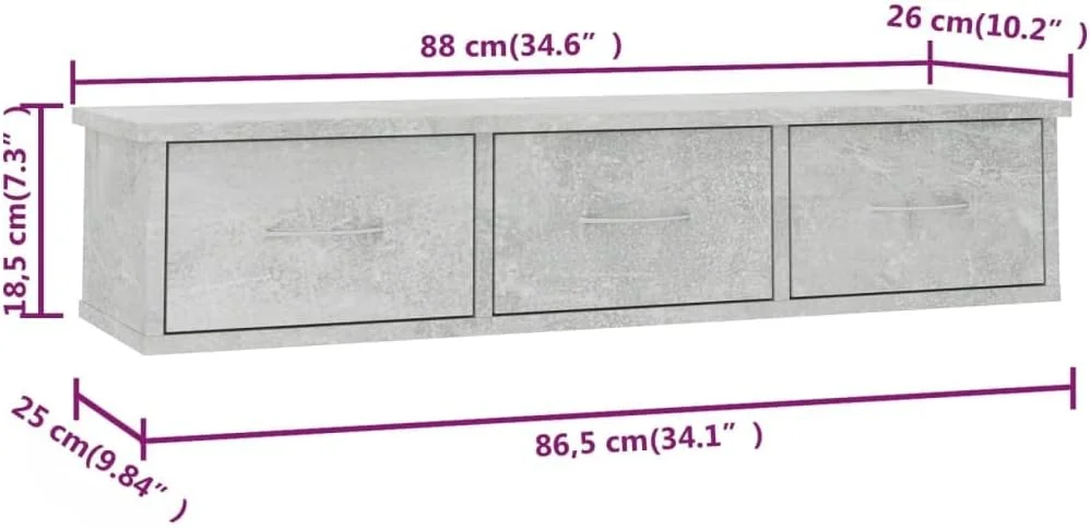 شلف کشویی دیواری ویدا ایکس ال، کابینت شناور، مناسب منزل، اتاق نشیمن، قفسه آویز دیواری، مبلمان، کابینت دیواری، چوب مهندسی شده خاکستری بتنی شلف کشویی دیواری ویدا ایکس ال، کابینت شناور، مناسب منزل، اتاق نشیمن، قفسه آویز دیواری، مبلمان، کابینت دیواری، چوب مهندسی شده خاکستری بتنی