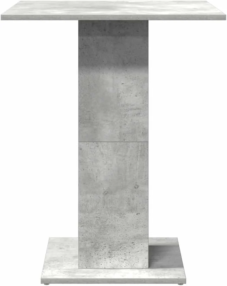 میز بیسترو ویدا ایکس ال، مناسب منزل، اتاق نشیمن، میز بار، میز کافه، پاسیو، باغ، ناهارخوری، میز صبحانه، میز کار، مبلمان، بتنی خاکستری، چوب مهندسی شده