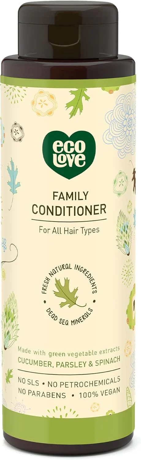 نرم کننده مو اکو لاو حاوی عصاره خیار، جعفری و اسفناج، 500 میلی لیتر نرم کننده مو اکو لاو حاوی عصاره خیار، جعفری و اسفناج، 500 میلی لیتر