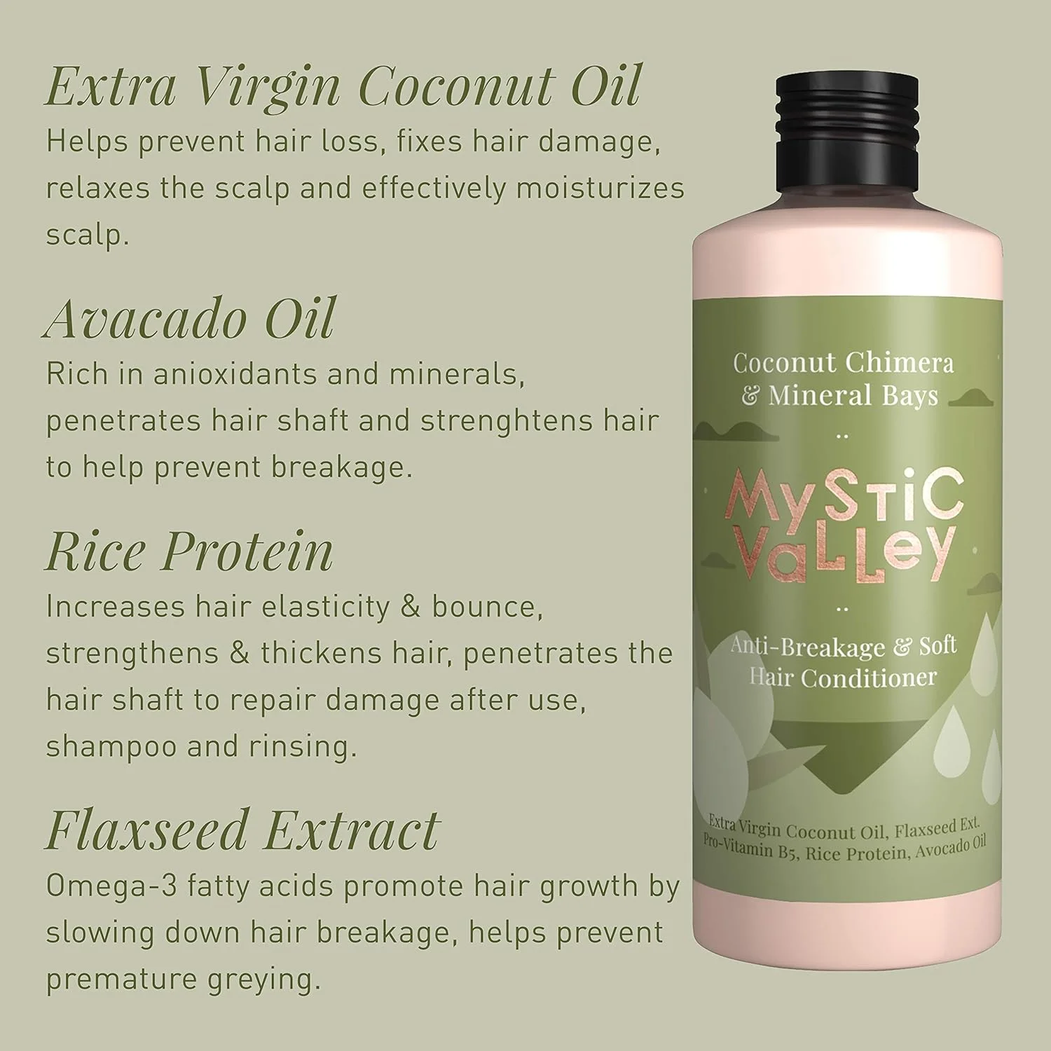 نرم کننده مو نارگیل و آووکادو میستیک ولی | حاوی پرو ویتامین B5، تقویت کننده، آبرسان و افزایش دهنده خاصیت ارتجاعی مو، 350 میلی لیتر نرم کننده مو نارگیل و آووکادو میستیک ولی | حاوی پرو ویتامین B5، تقویت کننده، آبرسان و افزایش دهنده خاصیت ارتجاعی مو، 350 میلی لیتر