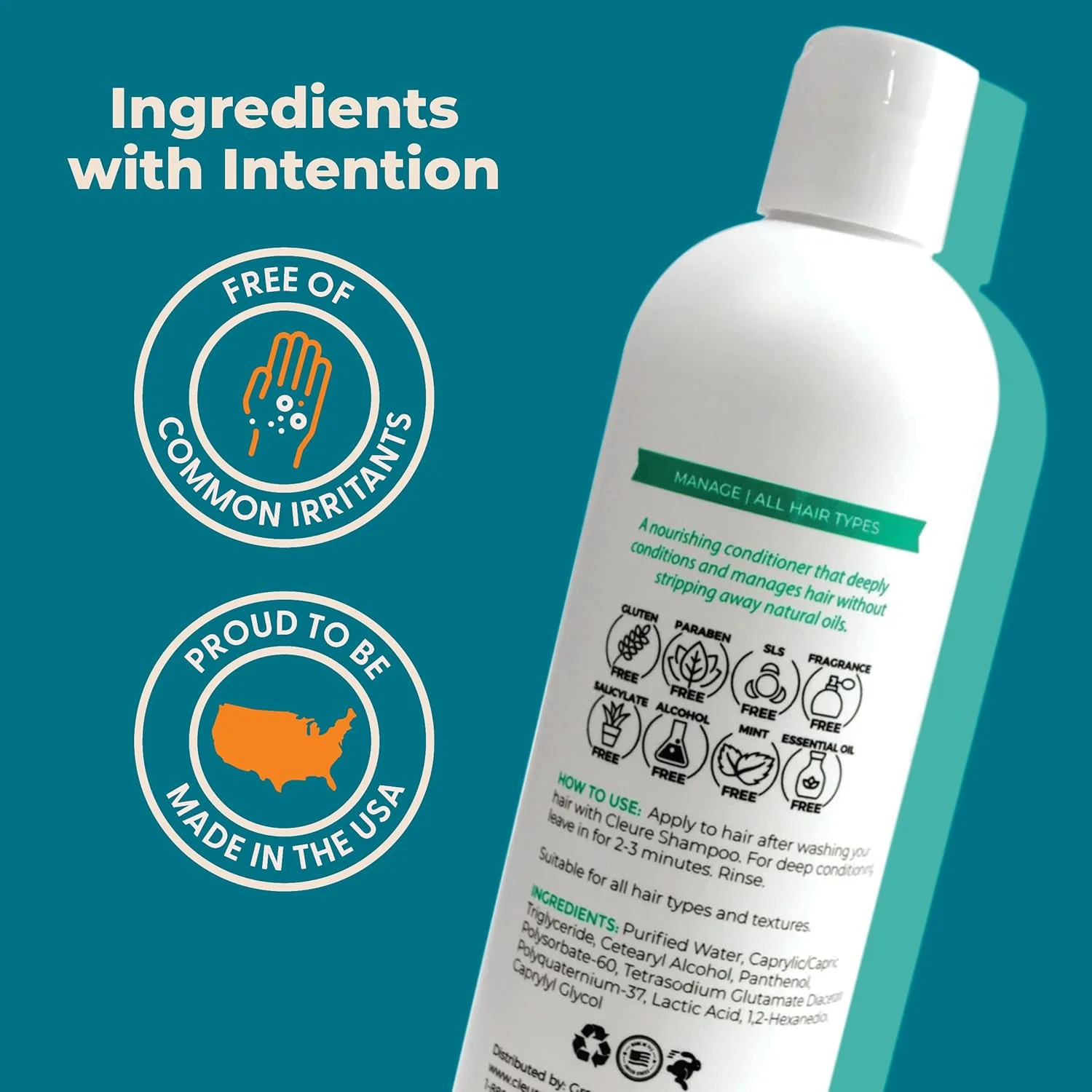 نرم کننده آبرسان کلور، بدون عطر و بو، 355 میلی لیتر، بسته 1 عددی | ضد حساسیت، بدون SLS، بدون پارابن نرم کننده آبرسان کلور، بدون عطر و بو، 355 میلی لیتر، بسته 1 عددی | ضد حساسیت، بدون SLS، بدون پارابن