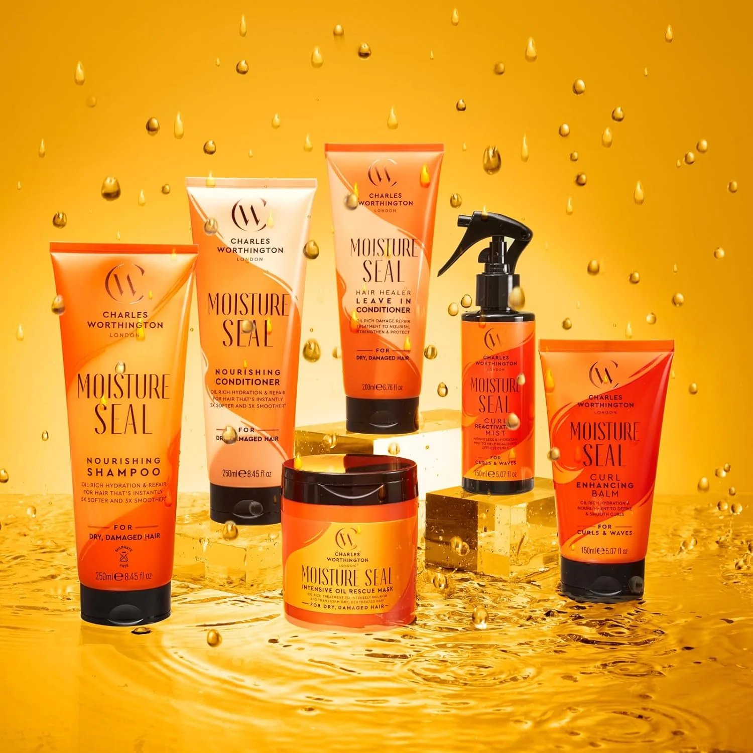 نرم کننده مو بدون آبکشی چارلز ورتینگتون مدل Moisture Seal Hair Healer، مناسب موهای خشک و وز، درمان بدون نیاز به آبکشی برای موهای نرم تر، 200 میلی لیتر نرم کننده مو بدون آبکشی چارلز ورتینگتون مدل Moisture Seal Hair Healer، مناسب موهای خشک و وز، درمان بدون نیاز به آبکشی برای موهای نرم تر، 200 میلی لیتر