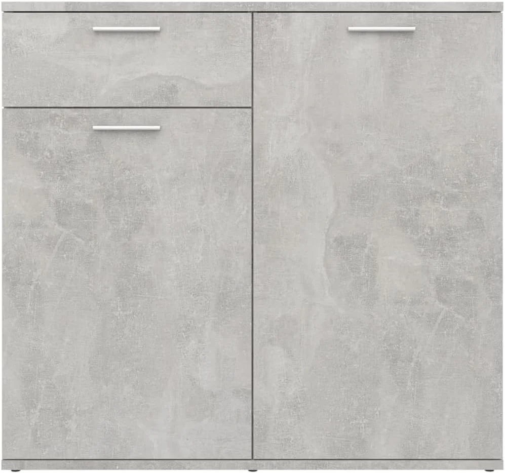 کابینت بوفه vidaXL، دارای کشو، قفسه و مناسب برای نگهداری وسایل، مناسب اتاق نشیمن، رنگ طوسی بتنی، ساخته شده از چوب فرآوری شده کابینت بوفه vidaXL، دارای کشو، قفسه و مناسب برای نگهداری وسایل، مناسب اتاق نشیمن، رنگ طوسی بتنی، ساخته شده از چوب فرآوری شده