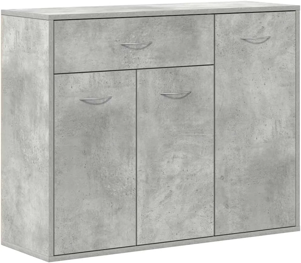 کابینت بوفه vidaXL، دکوراسیون داخلی منزل، اتاق نشیمن، اتاق خواب، قفسه، استند، سازمان دهنده مبلمان، بوفه، رنگ طوسی بتنی، ساخته شده از چوب مهندسی شده کابینت بوفه vidaXL، دکوراسیون داخلی منزل، اتاق نشیمن، اتاق خواب، قفسه، استند، سازمان دهنده مبلمان، بوفه، رنگ طوسی بتنی، ساخته شده از چوب مهندسی شده