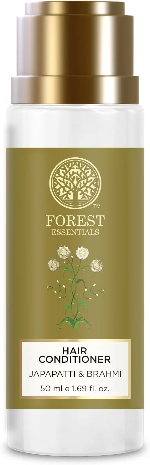 نرم کننده مو Forest Essentials، جاپاپاتی و برهمی، 50 میلی لیتر نرم کننده مو Forest Essentials، جاپاپاتی و برهمی، 50 میلی لیتر