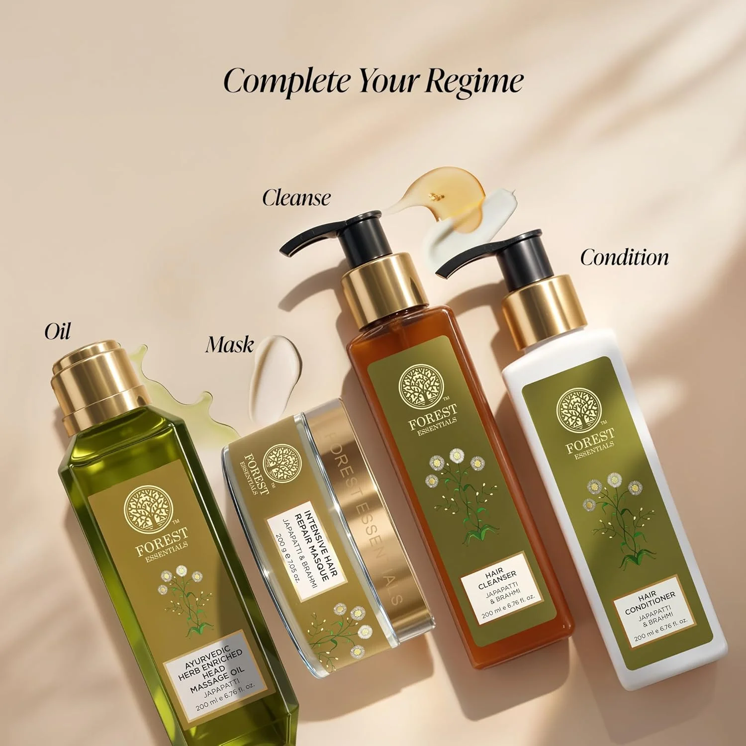 نرم کننده مو Forest Essentials، جاپاپاتی و برهمی، 50 میلی لیتر نرم کننده مو Forest Essentials، جاپاپاتی و برهمی، 50 میلی لیتر