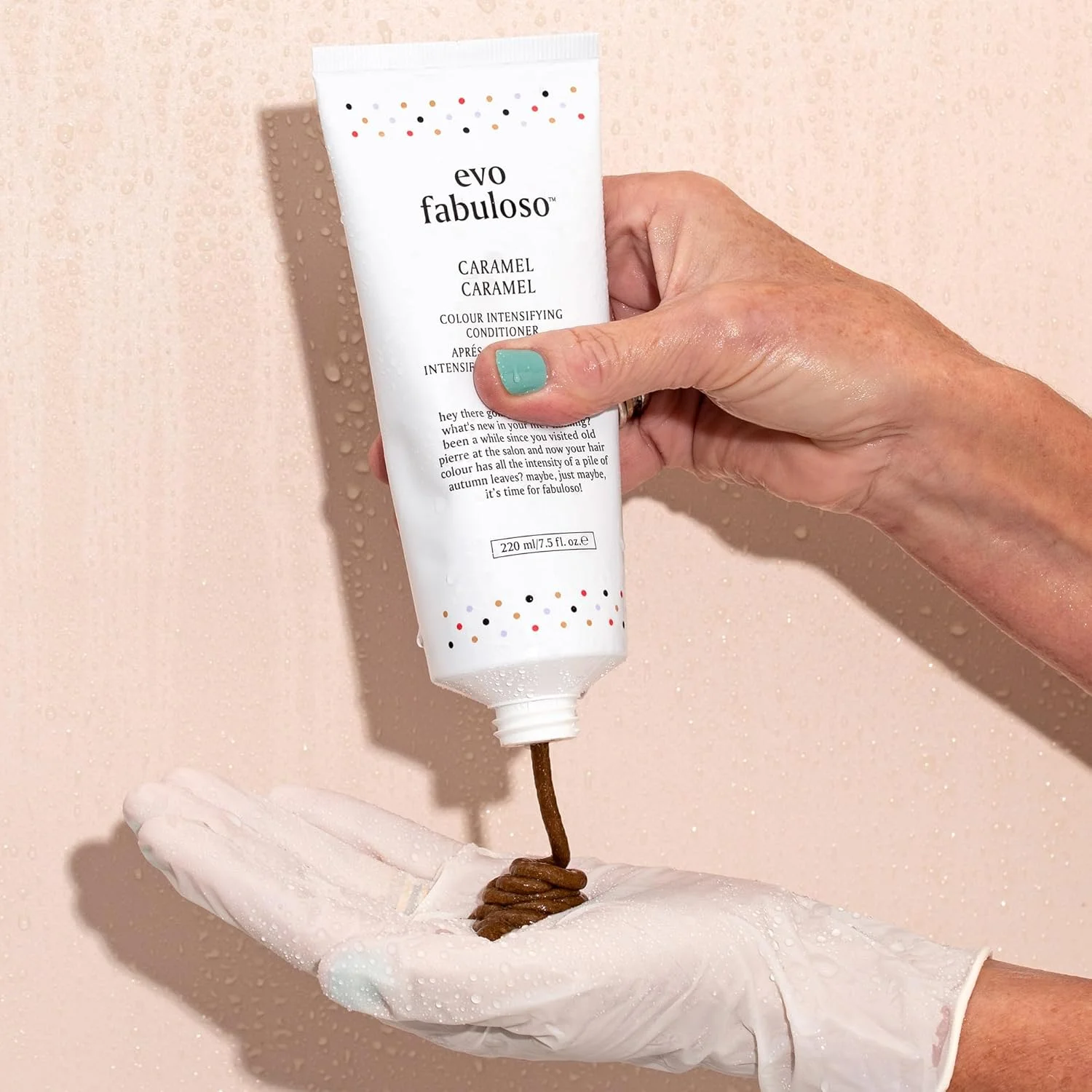 ایوو فابولوس نرم کننده رنگساژ کاراملی - نرم کننده مراقبت از رنگ موهای رنگ شده - درمان مغذی مو برای موهای خشک و افزایش فوری رنگ - 220 میلی لیتر ایوو فابولوس نرم کننده رنگساژ کاراملی - نرم کننده مراقبت از رنگ موهای رنگ شده - درمان مغذی مو برای موهای خشک و افزایش فوری رنگ - 220 میلی لیتر