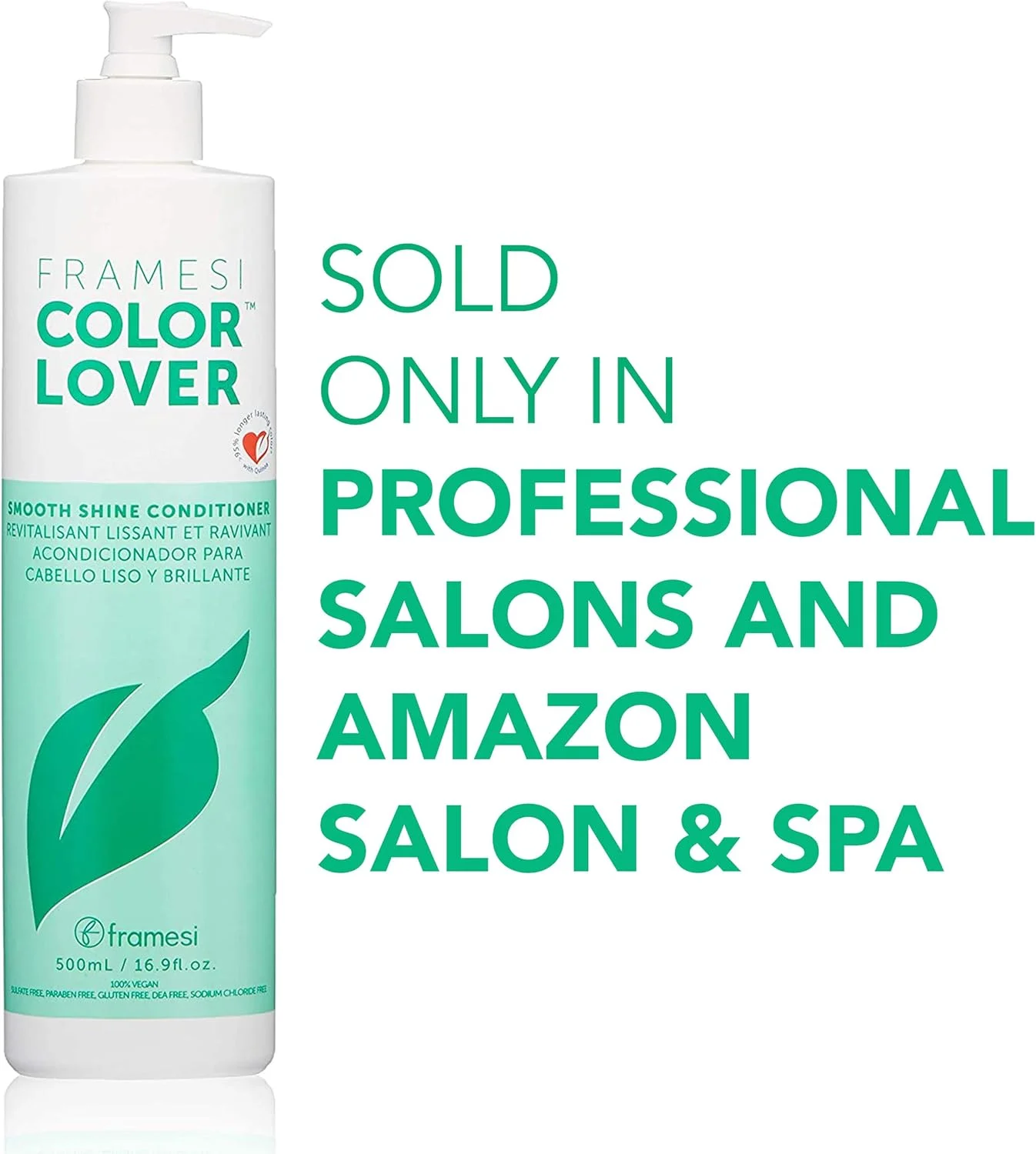 نرم کننده موهای رنگ شده Framesi Color Lover Smooth Shine، نرم کننده بدون سولفات، مناسب موهای رنگ شده، 500 میلی لیتر نرم کننده موهای رنگ شده Framesi Color Lover Smooth Shine، نرم کننده بدون سولفات، مناسب موهای رنگ شده، 500 میلی لیتر