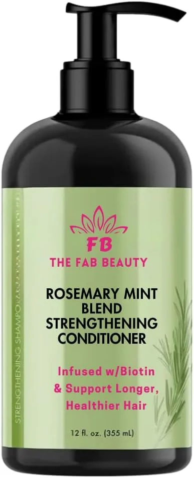 نرم کننده تقویت کننده مو رزماری و نعناع THE FAB BEAUTY برای موهای خشک و مجعد، موها را صاف می کند، از استحکام مو پشتیبانی می کند، نرم کننده صاف کننده درمان موی سبک نرم کننده تقویت کننده مو رزماری و نعناع THE FAB BEAUTY برای موهای خشک و مجعد، موها را صاف می کند، از استحکام مو پشتیبانی می کند، نرم کننده صاف کننده درمان موی سبک