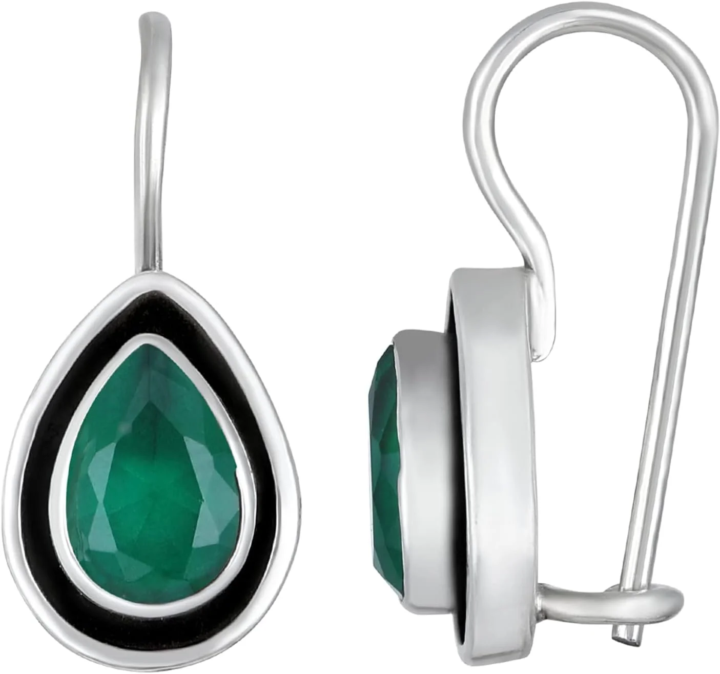 آهلی گوشواره آویز نقره استرلینگ 925 با طرح الماس و روکش اکسید شده ضد تیرگی مدل قلاب ماهی برای زنان آهلی گوشواره آویز نقره استرلینگ 925 با طرح الماس و روکش اکسید شده ضد تیرگی مدل قلاب ماهی برای زنان