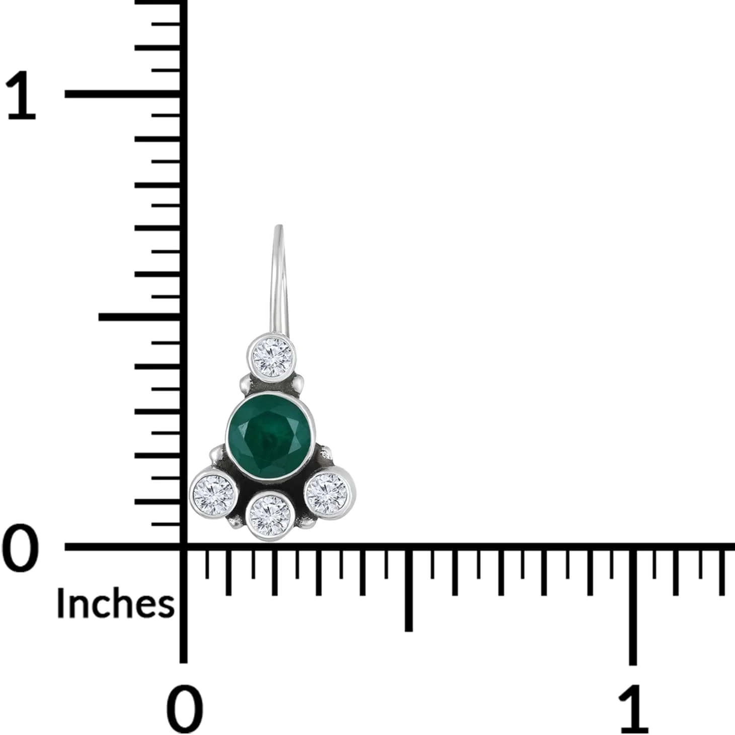 گوشواره آویز زنانه طرح ماهی نقره استرلینگ 925 با نگین های زیرکونیا، پرداخت اکسید شده، ضد تیرگی و یاقوت کبود مصنوعی آبی رنگ مناسب استفاده روزمره