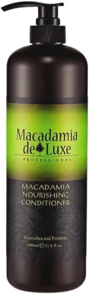 نرم کننده مغذی موهای کدر ماکادمیا دلوکس پروفشنال | نرم کننده تقویت کننده موهای خشک و آسیب دیده | 1000 میلی لیتر نرم کننده مغذی موهای کدر ماکادمیا دلوکس پروفشنال | نرم کننده تقویت کننده موهای خشک و آسیب دیده | 1000 میلی لیتر
