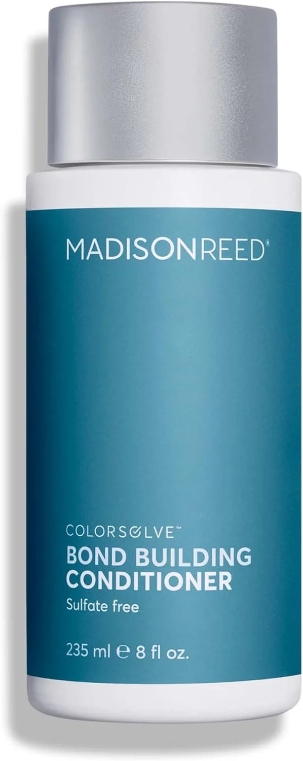 نرم کننده تقویت کننده پیوند مو Madison Reed ColorSolve، برای موهای شکننده و آسیب دیده، تقویت و ترمیم کننده، بدون سولفات، محافظت از رنگ مو در برابر محو شدن - 235 میلی لیتر نرم کننده تقویت کننده پیوند مو Madison Reed ColorSolve، برای موهای شکننده و آسیب دیده، تقویت و ترمیم کننده، بدون سولفات، محافظت از رنگ مو در برابر محو شدن - 235 میلی لیتر