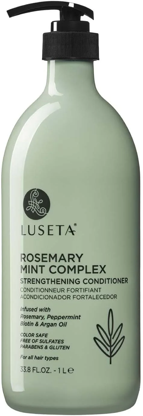 نرم کننده تقویت کننده رزماری و نعناع لوسِتا، مرطوب کننده و مغذی موهای آسیب دیده، شامپو ضخیم کننده مو برای موهای نازک، باز کننده گره مو و افزایش درخشندگی برای انواع مو، بدون سولفات ۱۰۰۰ میلی لیتر نرم کننده تقویت کننده رزماری و نعناع لوسِتا، مرطوب کننده و مغذی موهای آسیب دیده، شامپو ضخیم کننده مو برای موهای نازک، باز کننده گره مو و افزایش درخشندگی برای انواع مو، بدون سولفات ۱۰۰۰ میلی لیتر