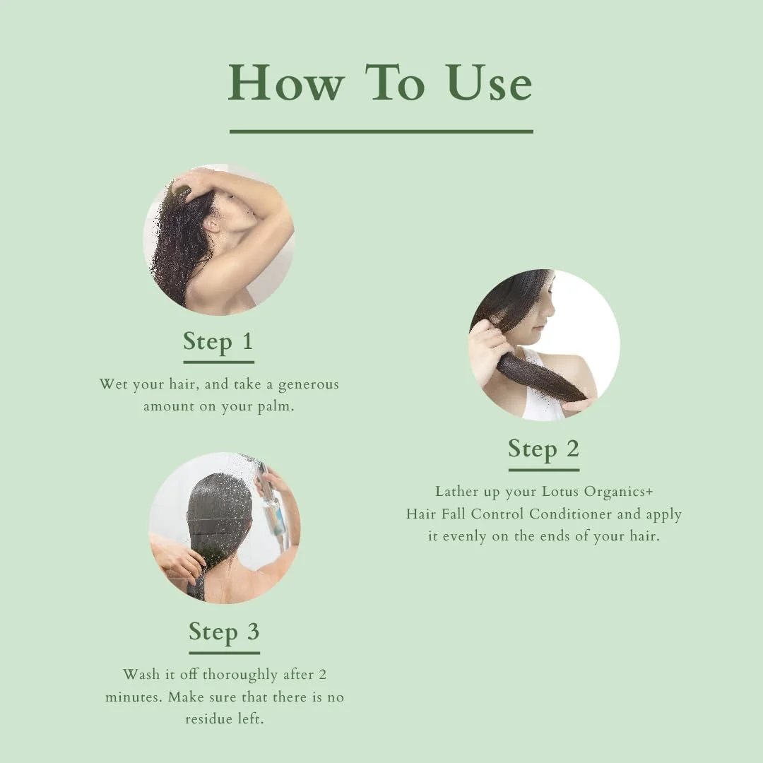 نرم کننده کنترل ریزش مو لوتوس ارگانیکس پلاس 150 میلی لیتر نرم کننده کنترل ریزش مو لوتوس ارگانیکس پلاس 150 میلی لیتر