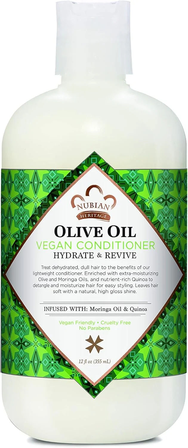 نرم کننده مو نوبیان هریتج برای موهای خشک، روغن زیتون مغذی برای موهای سالم و هیدراته 355 میلی لیتر نرم کننده مو نوبیان هریتج برای موهای خشک، روغن زیتون مغذی برای موهای سالم و هیدراته 355 میلی لیتر