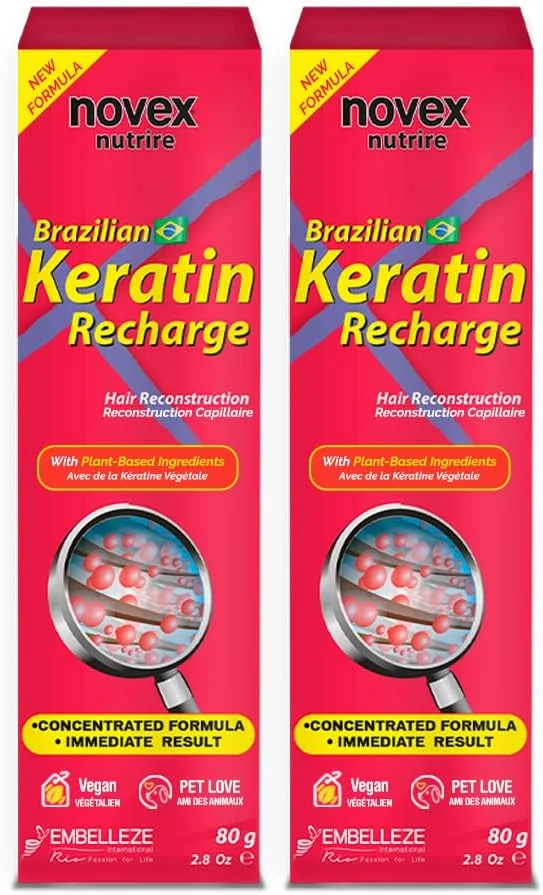 نرم کننده مو بدون آبکشی نووکس کراتین ریچارج 2 عددی - کراتین بازسازی کننده، کنترل وز و ترمیم آسیب نرم کننده مو بدون آبکشی نووکس کراتین ریچارج 2 عددی - کراتین بازسازی کننده، کنترل وز و ترمیم آسیب