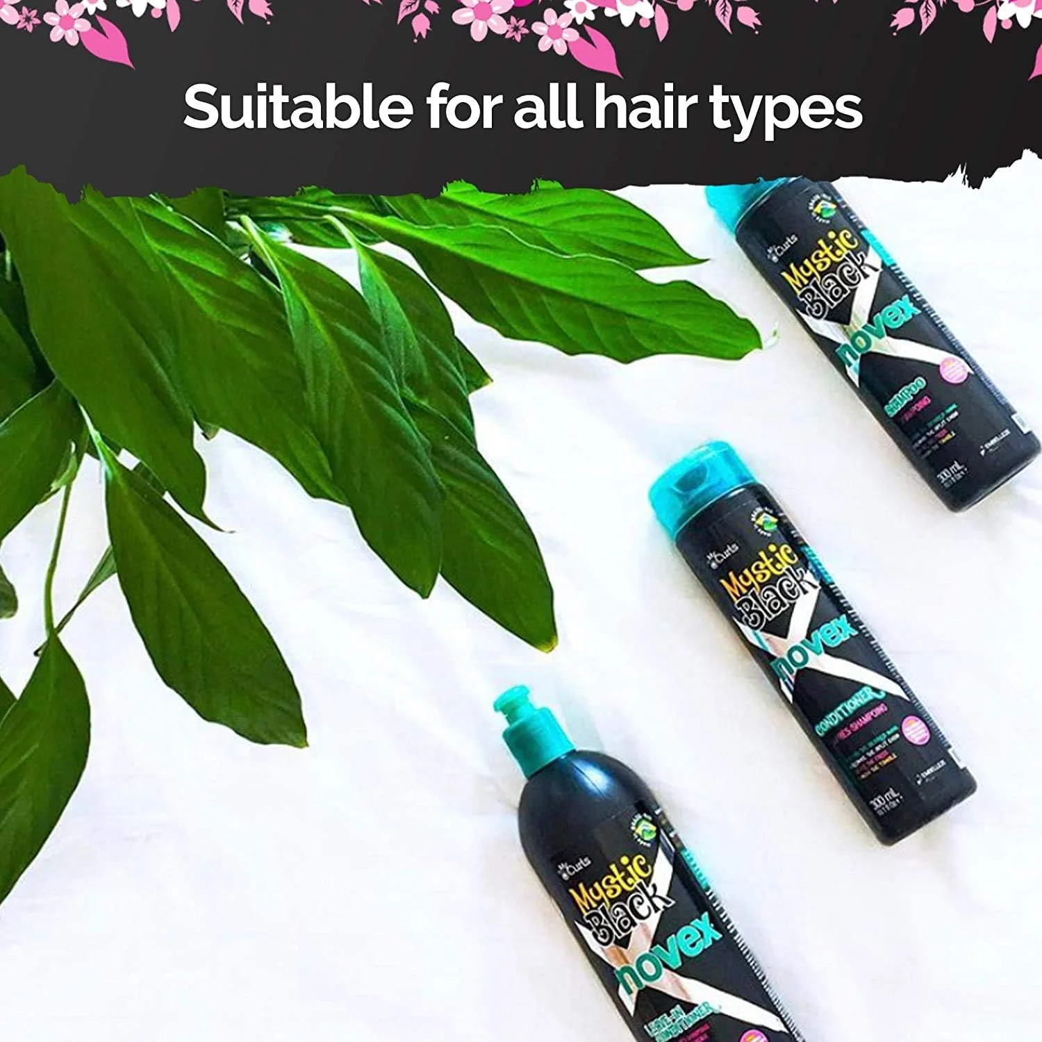 نرم کننده موی بعد از حمام نووکس میستیک بلک (476 گرم) حاوی روغن بائوباب، محافظت کننده و آبرسان موهای فر، مجعد و طبیعی. کنترل کننده وز، نرم کننده و افزایش دهنده درخشندگی موهای خشک، زبر، رنگ شده و یا ریلکس شده