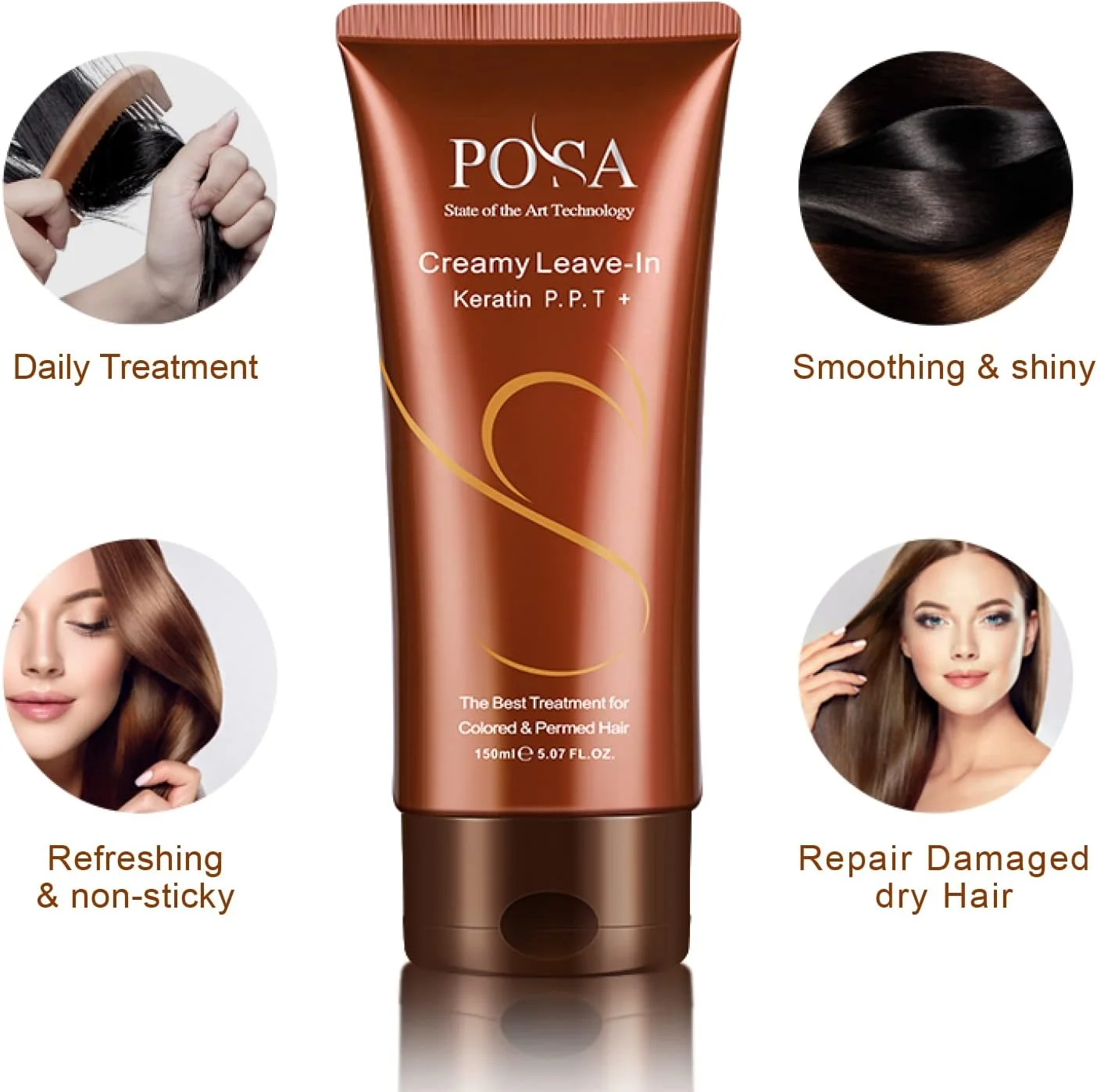 نرم کننده فوری مو حاوی ویتامین B5 نوسپا، نرم کننده بدون نیاز به آبکشی حاوی پروتئین کراتین، محافظت از رنگ مو، درمان عمیق، محافظت در برابر حرارت، ضد وز و ضد شکستگی مو برای موهای آسیب دیده و رنگ شده نرم کننده فوری مو حاوی ویتامین B5 نوسپا، نرم کننده بدون نیاز به آبکشی حاوی پروتئین کراتین، محافظت از رنگ مو، درمان عمیق، محافظت در برابر حرارت، ضد وز و ضد شکستگی مو برای موهای آسیب دیده و رنگ شده