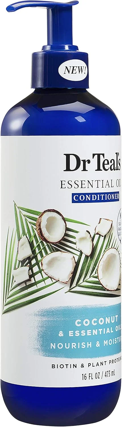 نرم کننده مو روغن نارگیل دکتر تیلز، مغذی و مرطوب کننده، 473 میلی لیتر